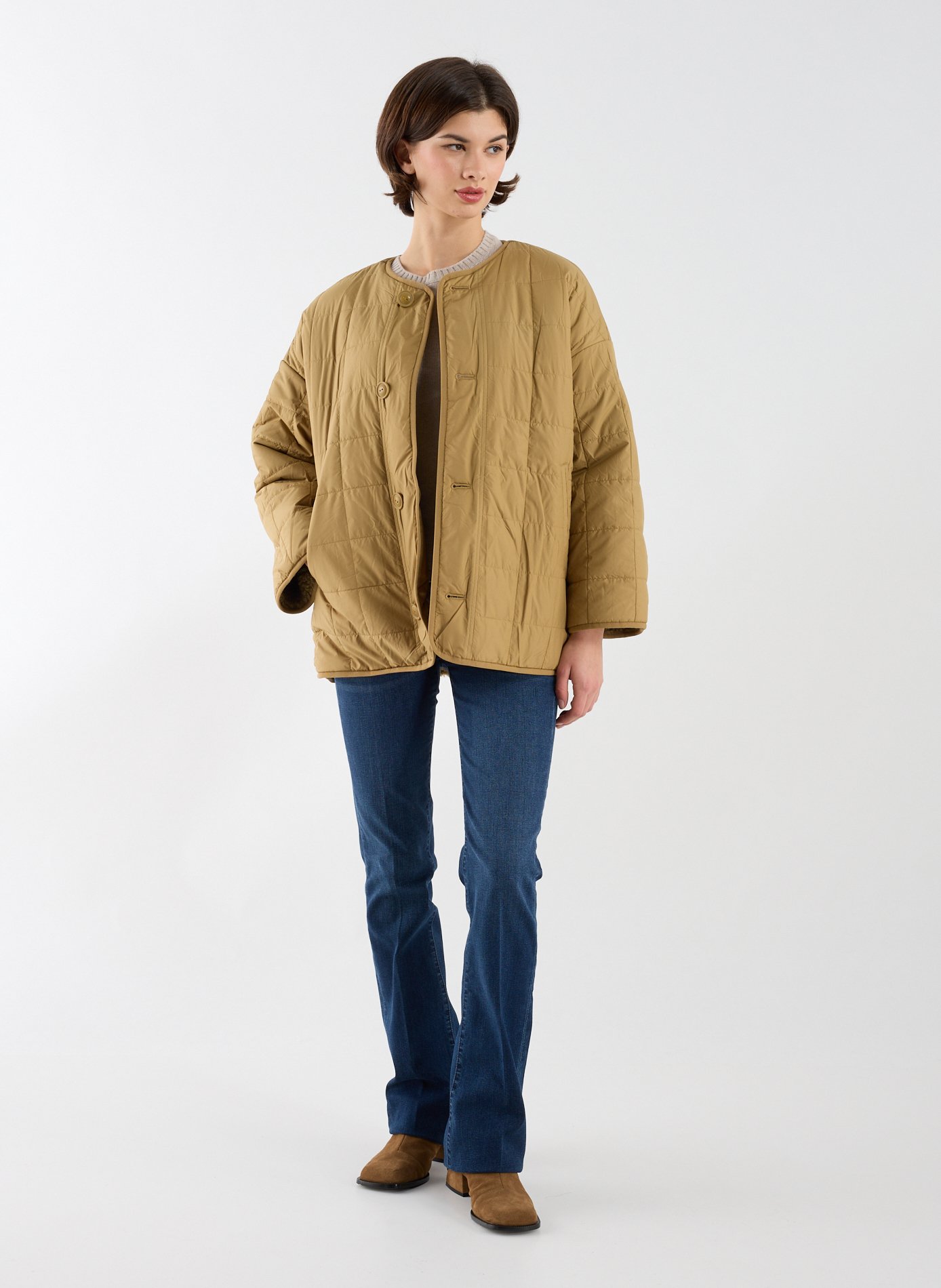 Veste reversible texturée AIGLE Kaki