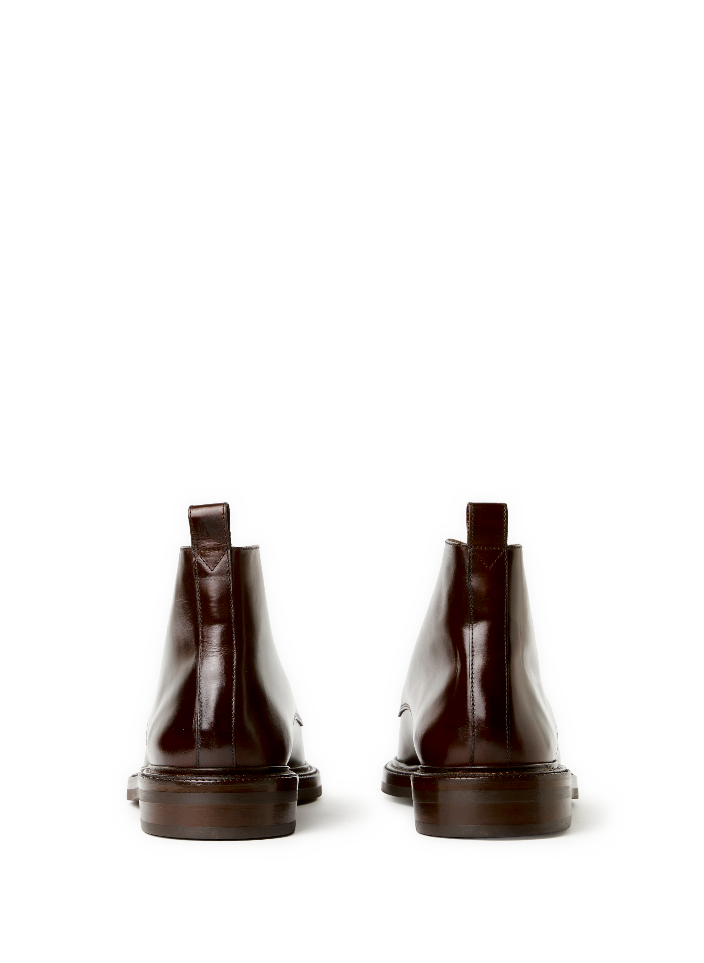 Ankle boots with silver tips BOBBIES Brown