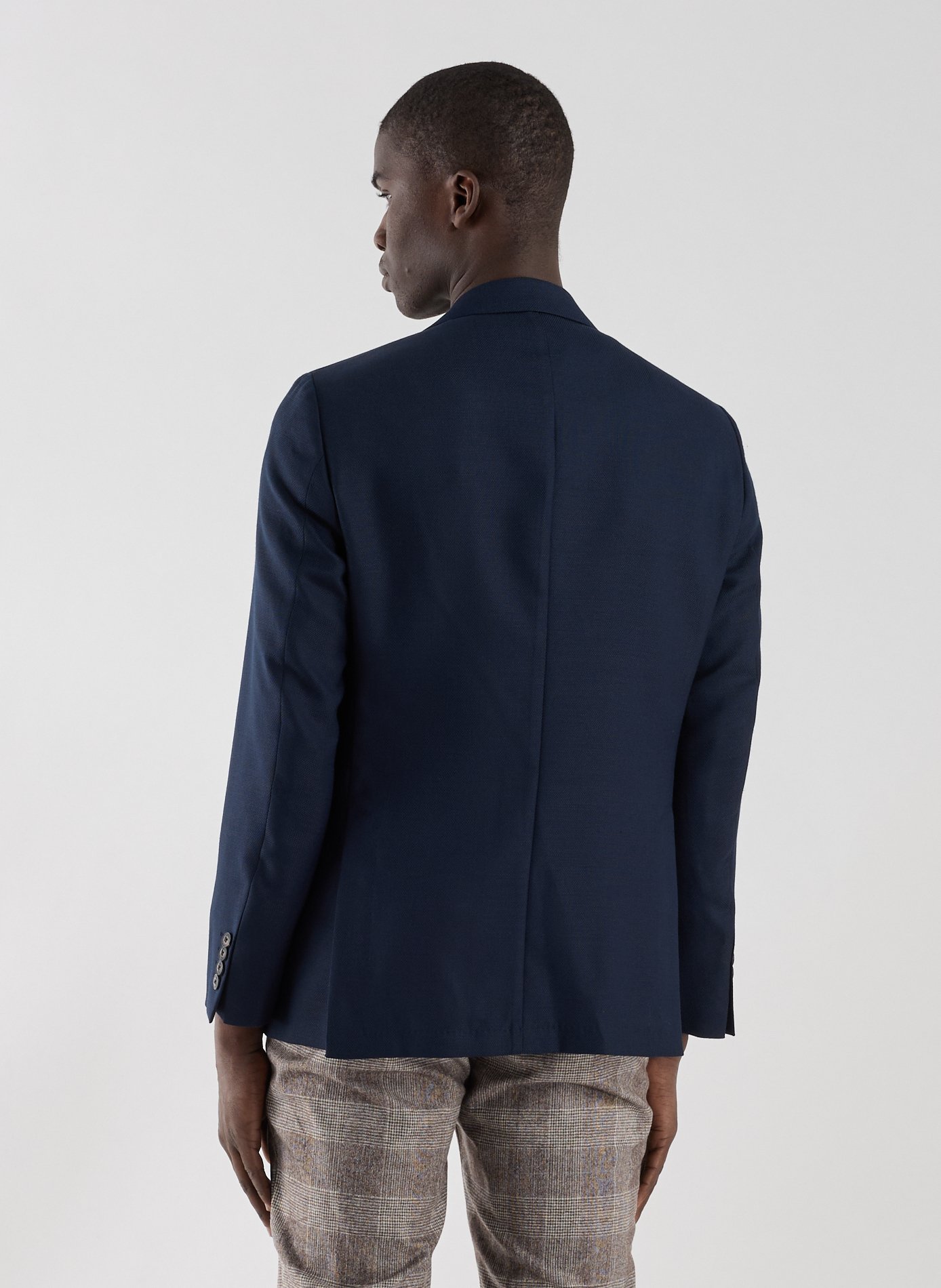 Blazer in blended wool. HACKETT Blue