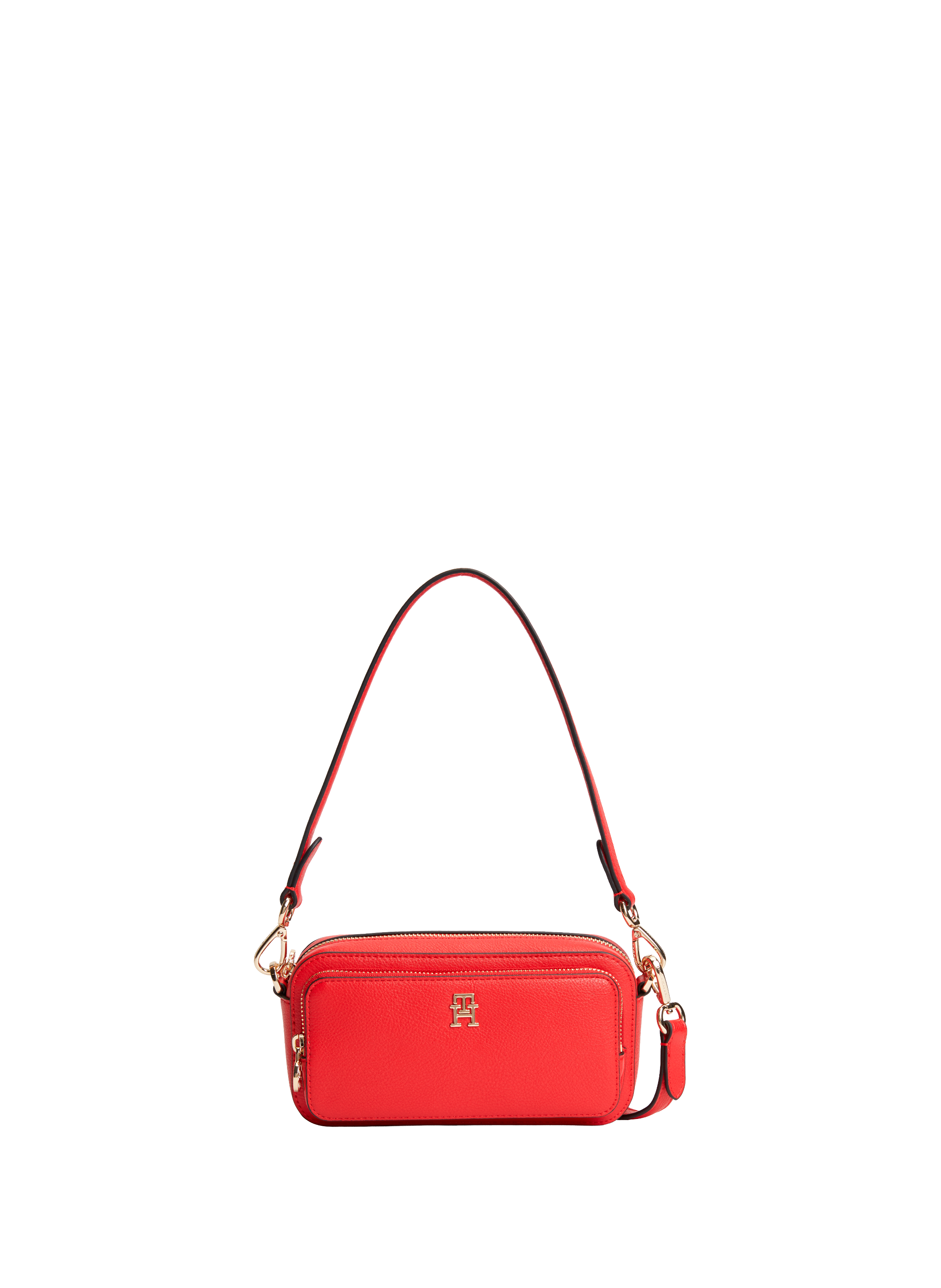 Sac bandoulière grainé TOMMY HILFIGER Rouge