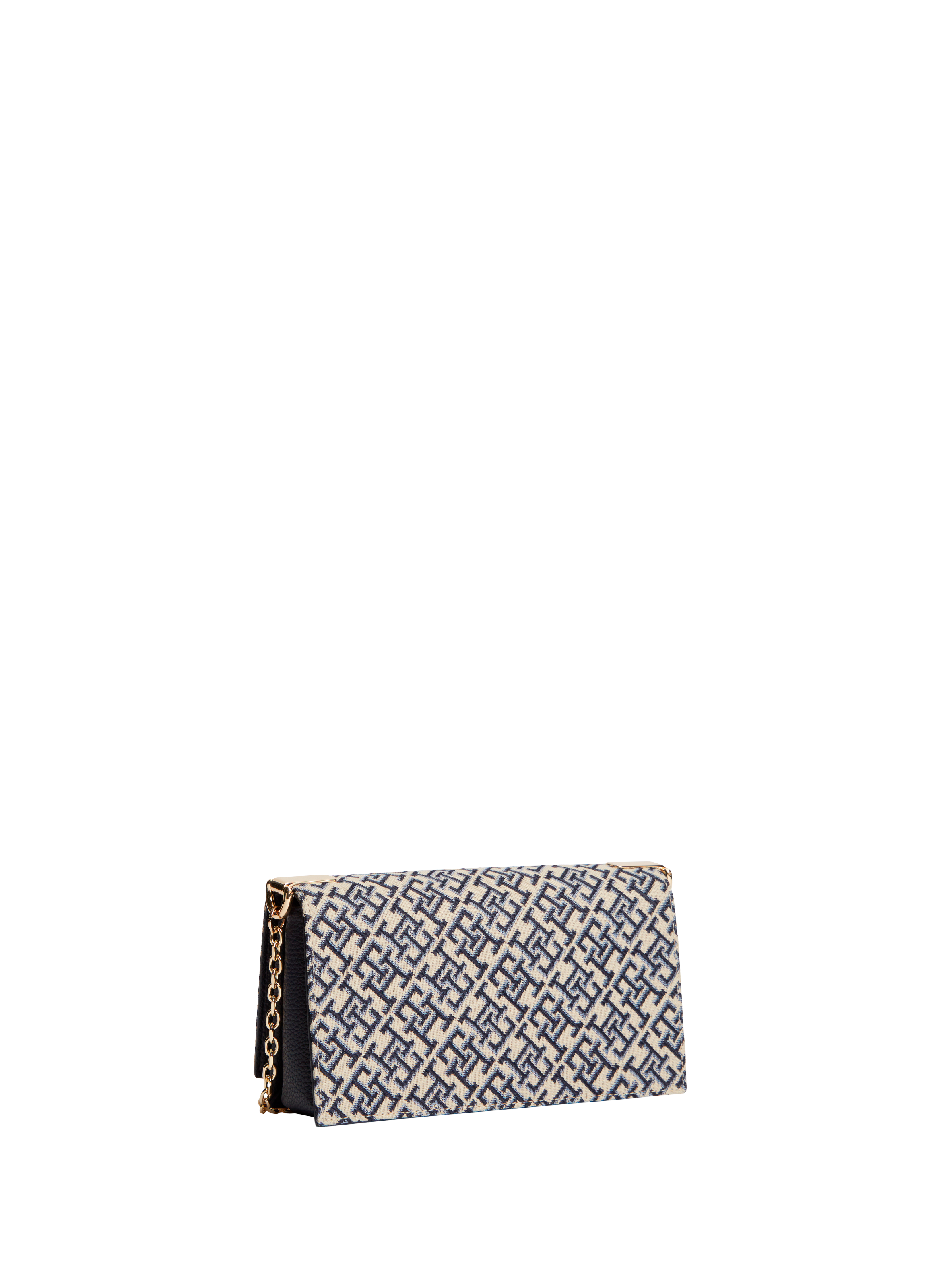 Logo-embossed chain shoulder bag TOMMY HILFIGER Multicolour