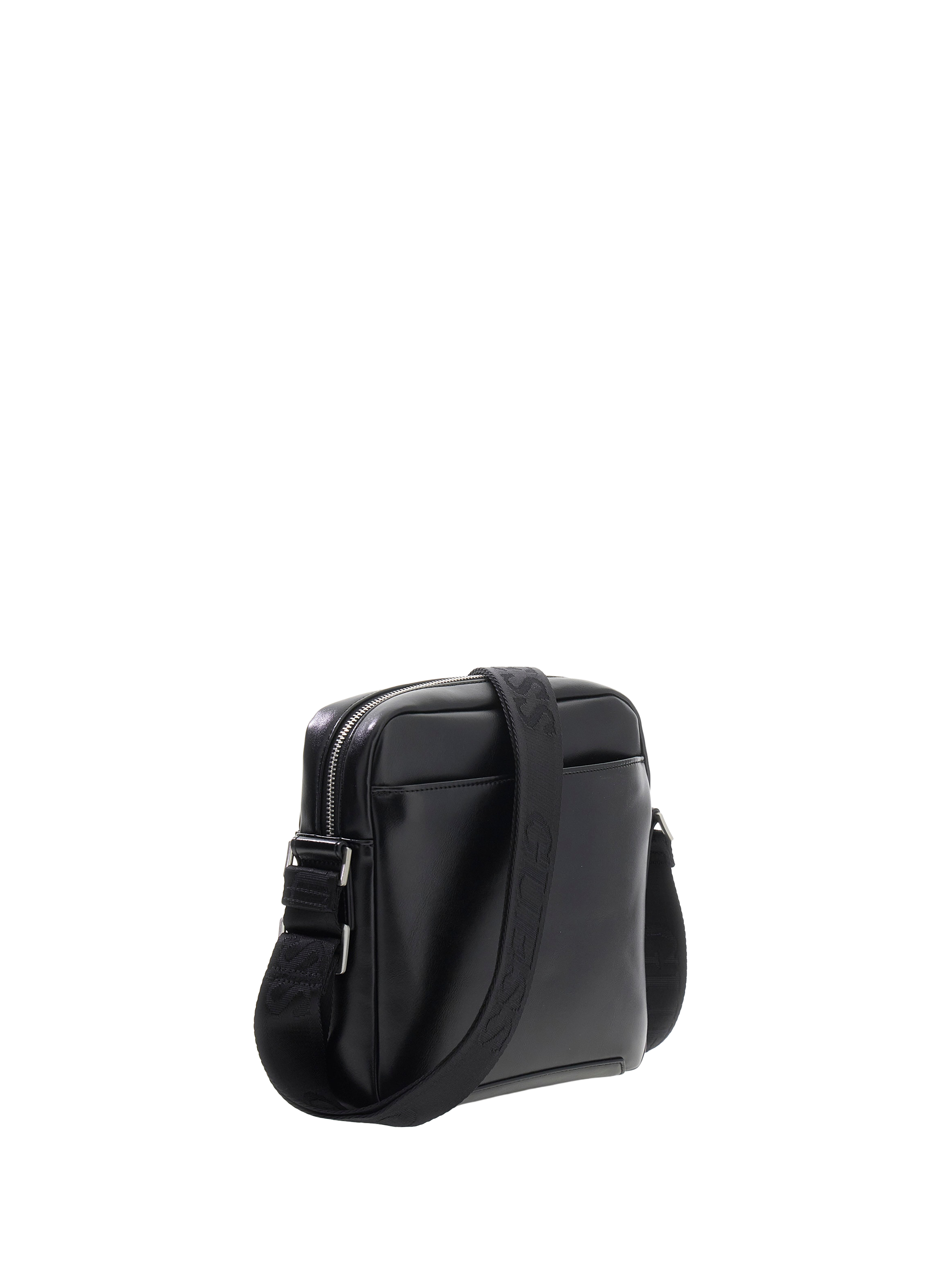 Faux leather crossbody bag GUESS Black