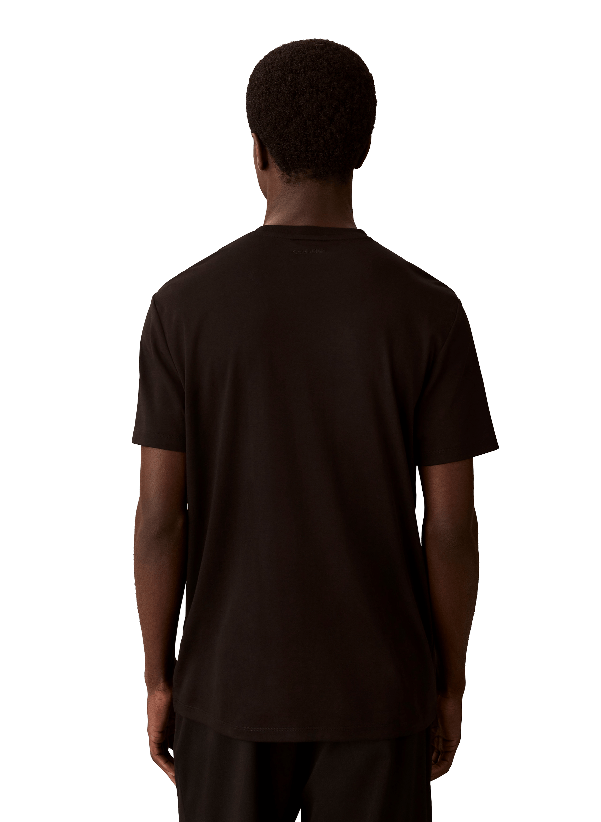 Cotton Logo T-shirt CALVIN KLEIN Black