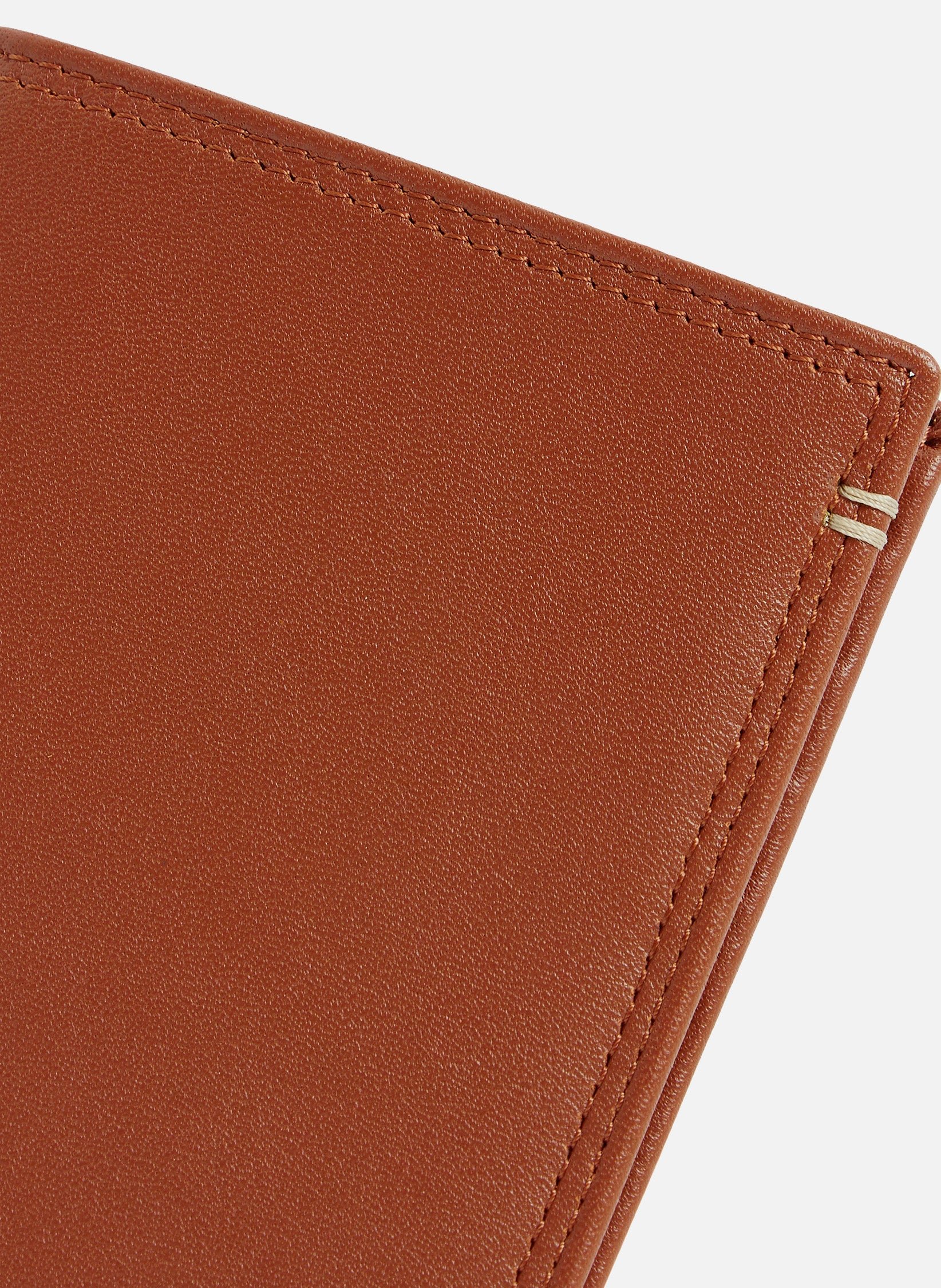 Porte cartes vertical martin en cuir lisse LE TANNEUR Marron