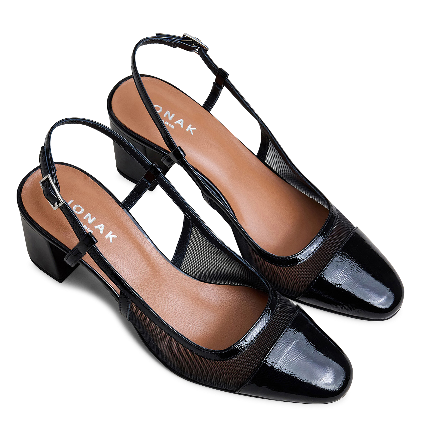 Escarpins en cuir dragus JONAK Noir