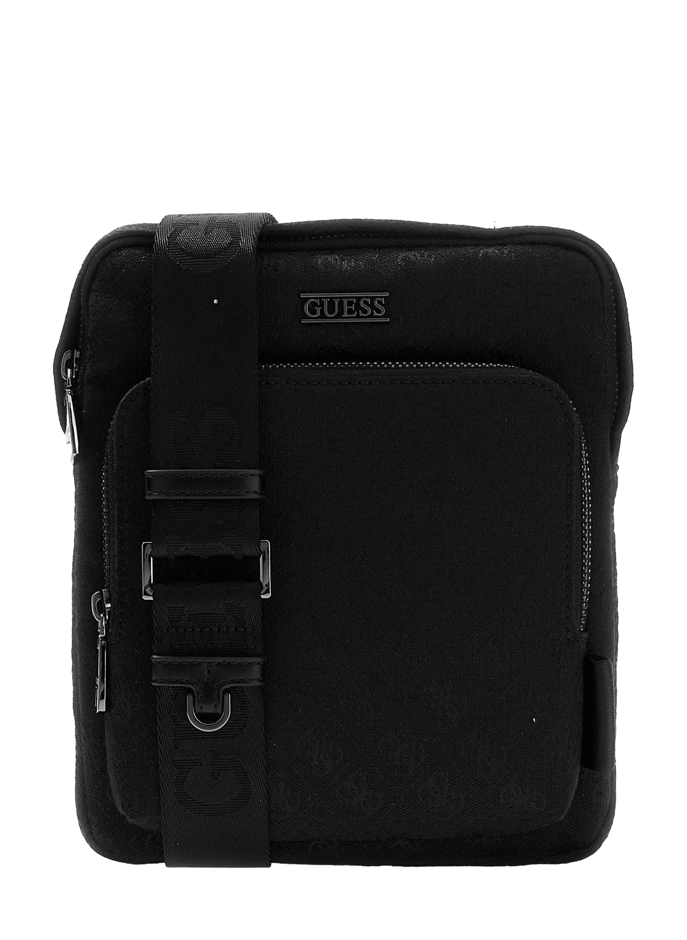 Sac à bandoulière à logo GUESS Noir