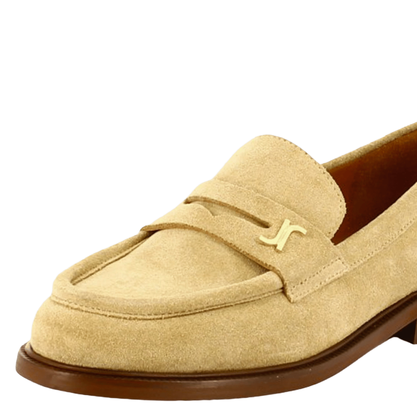 Mocassins en cuir velours duedi JONAK Beige