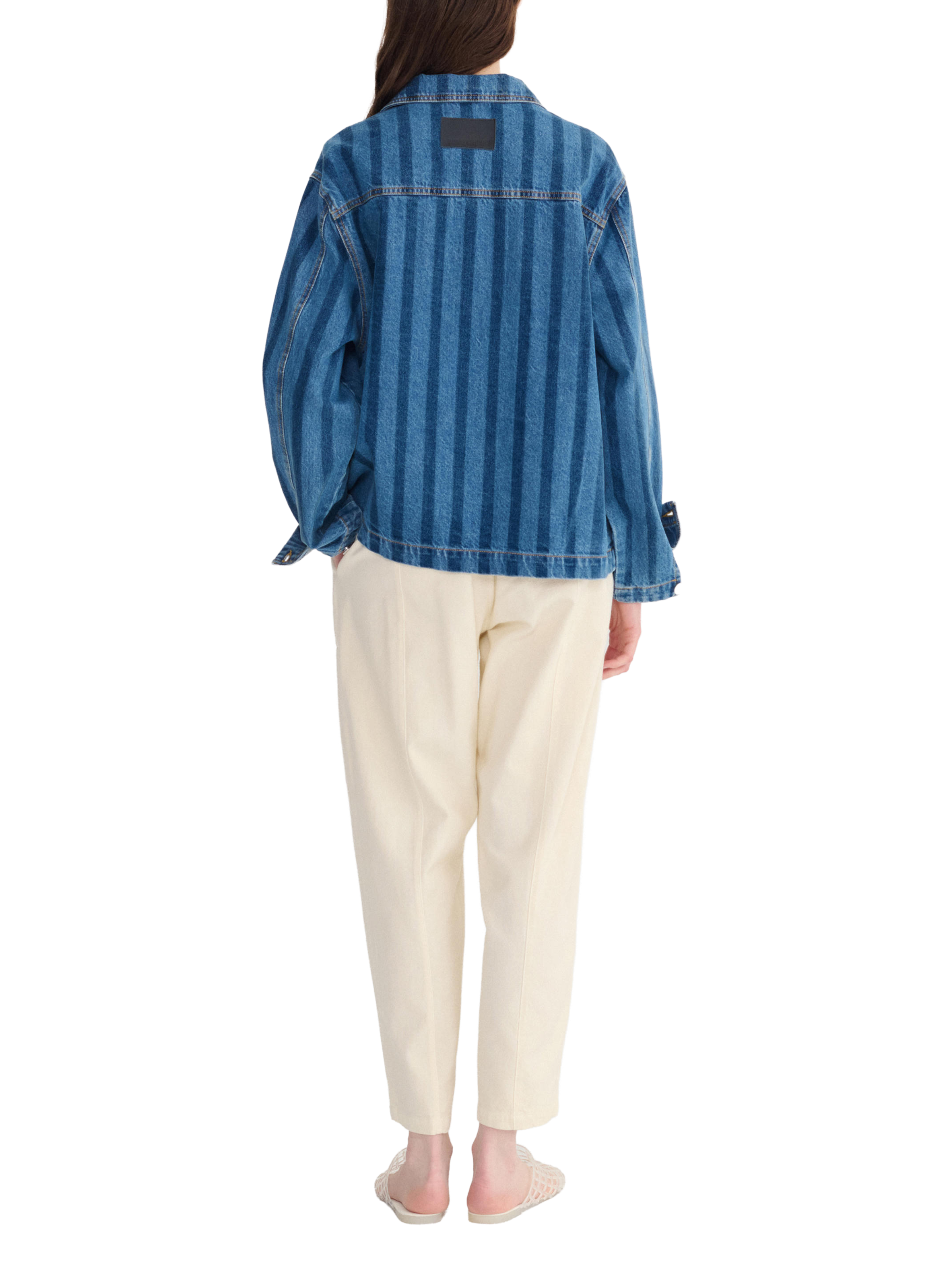 Pantaloni diritti e casual con logo BOBO CHOSES Beige