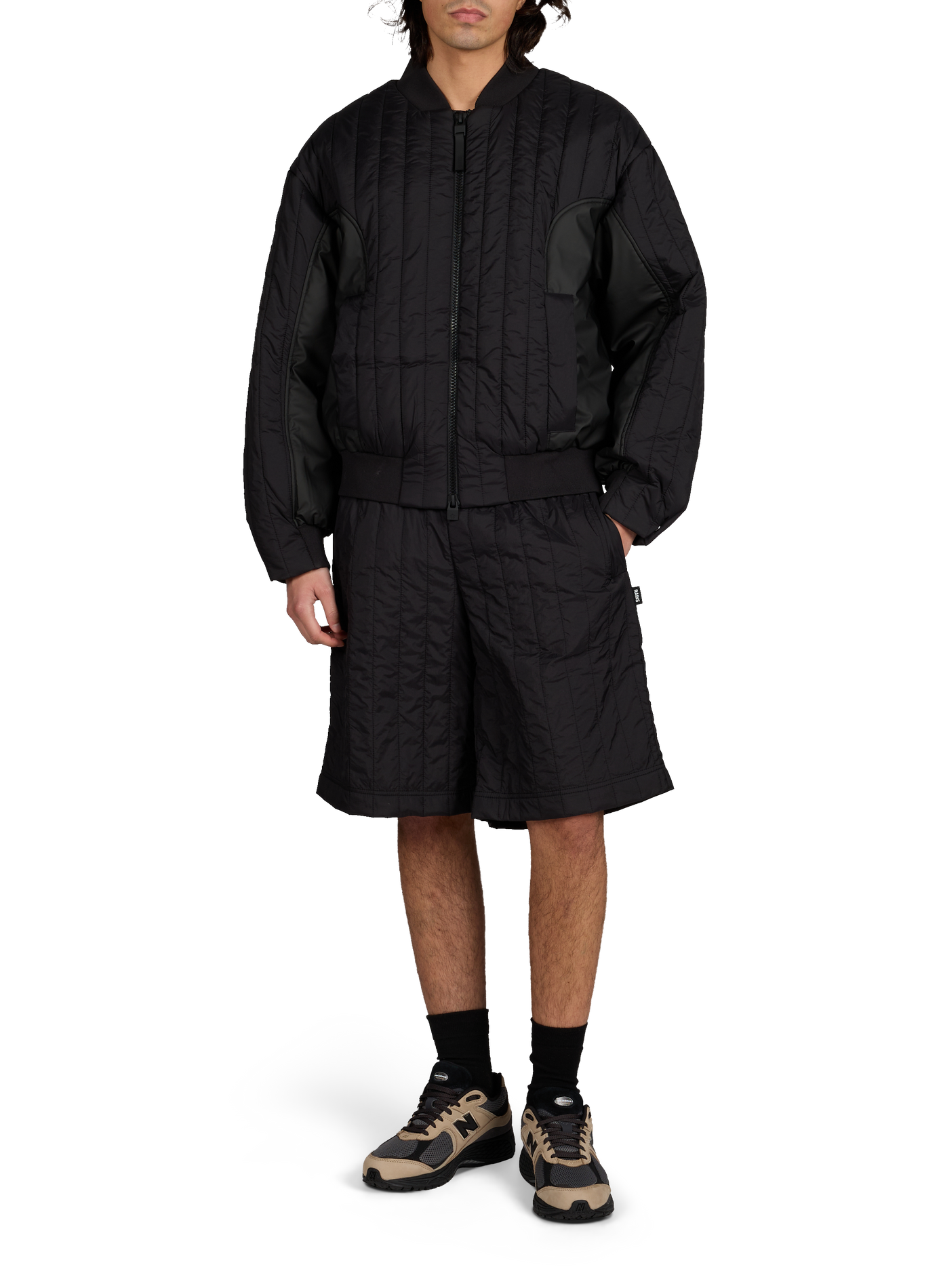 Quilted Koya Vision Jacket RAINS Black