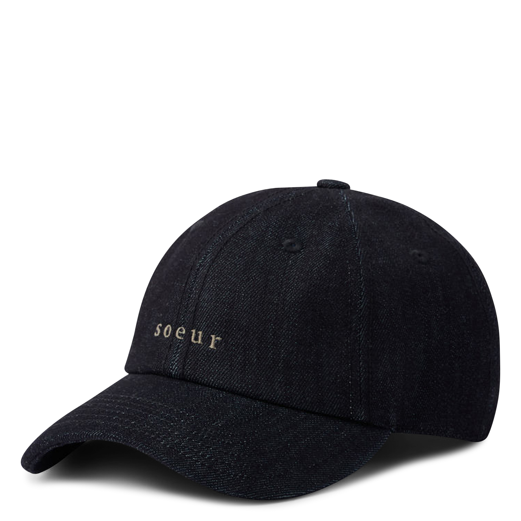 Casquette en denim hector SOEUR Bleu