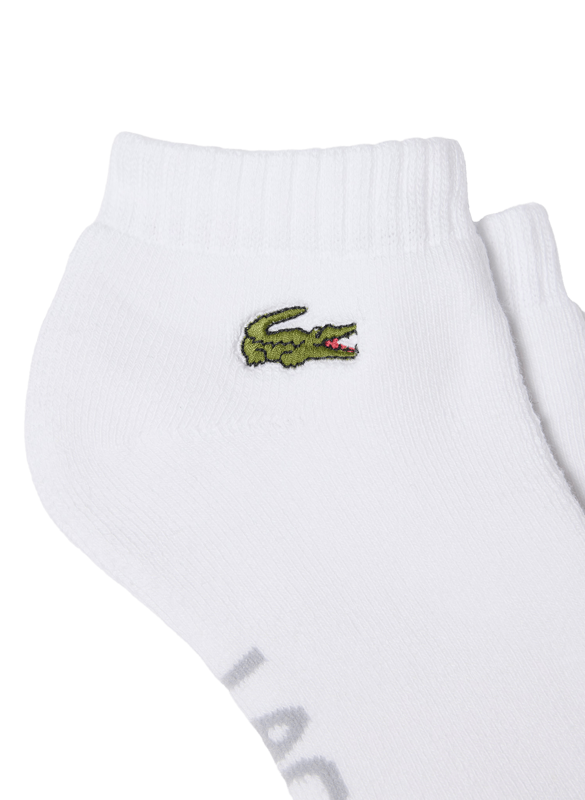 Set of two pairs of low-cut socks in blended cotton LACOSTE White