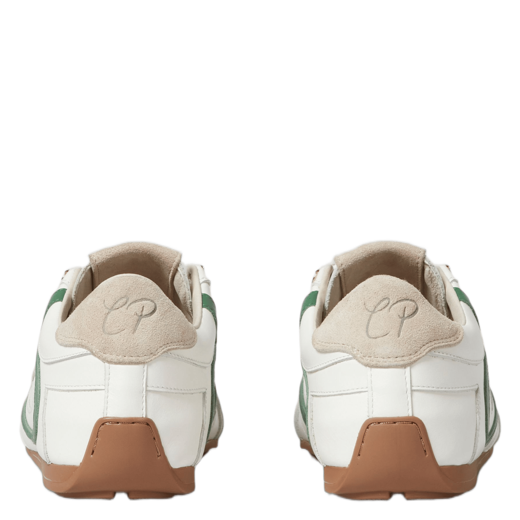 Baskets basses à lacets contrastés en cuir adriano CLAUDIE PIERLOT Multicolore