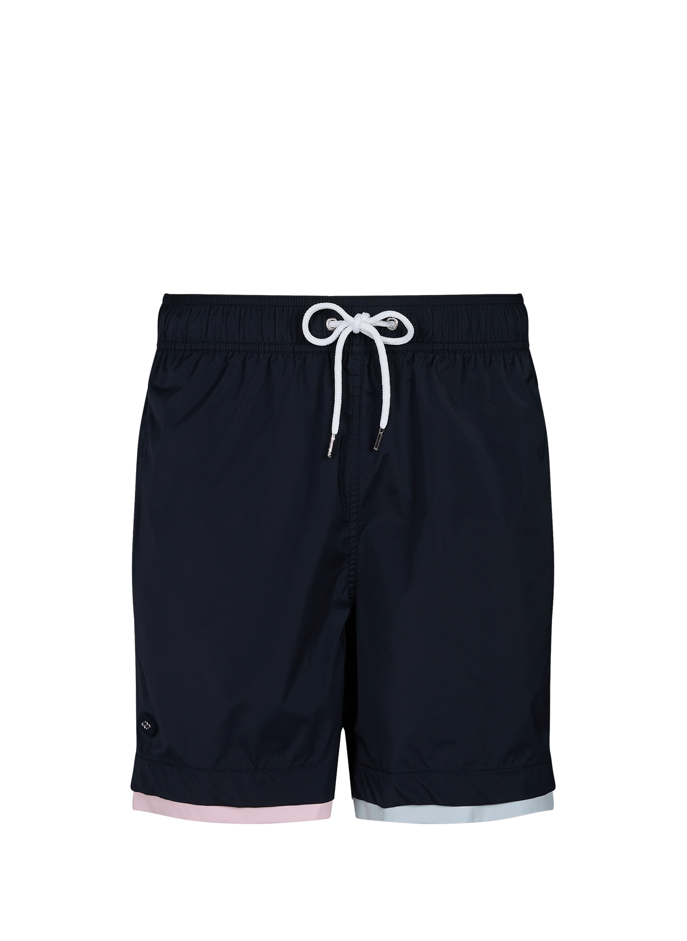 Swim shorts with two-tone hems EDEN PARK Blue