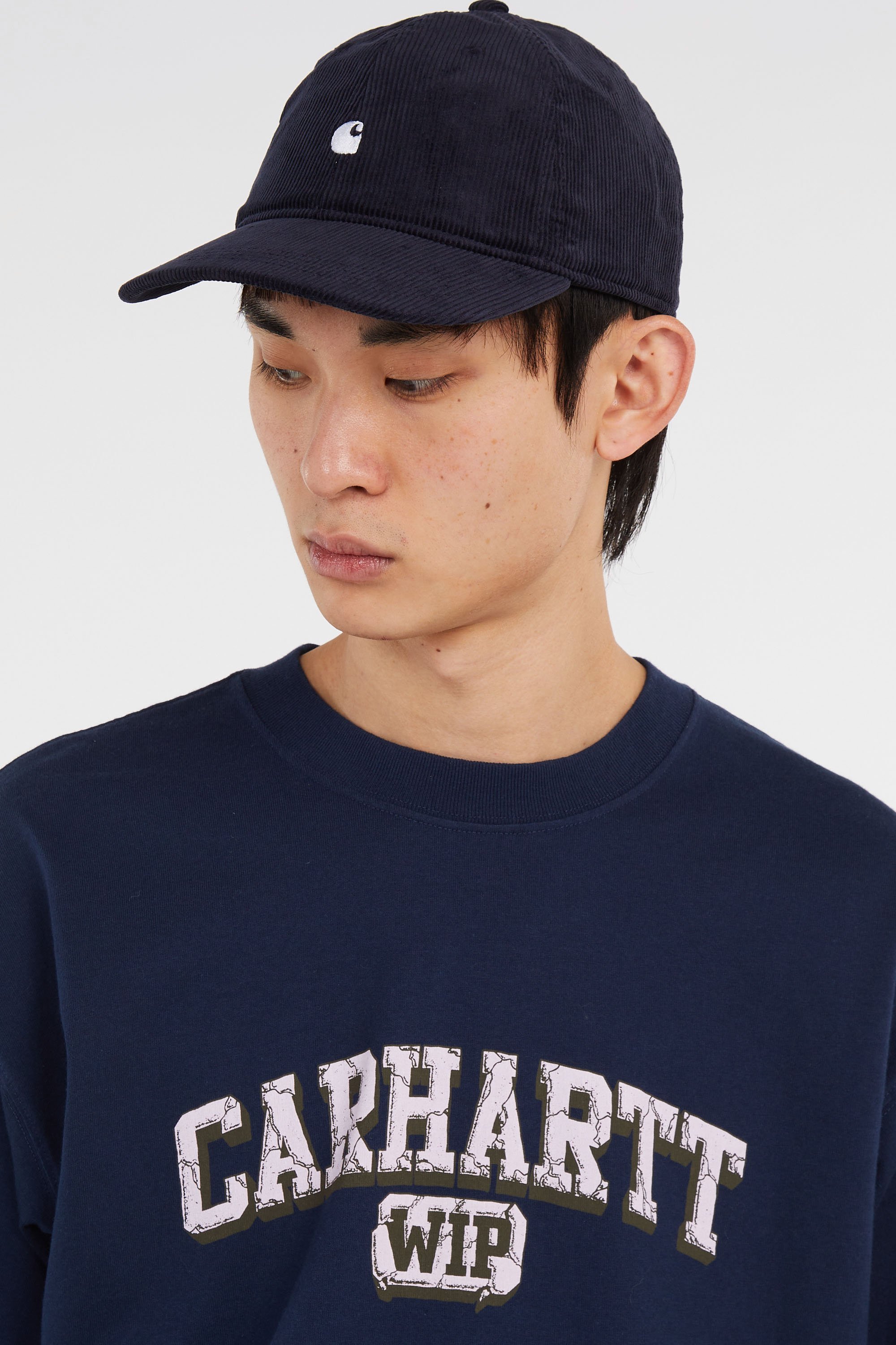 Casquette harlem cap CARHARTT WIP Bleu
