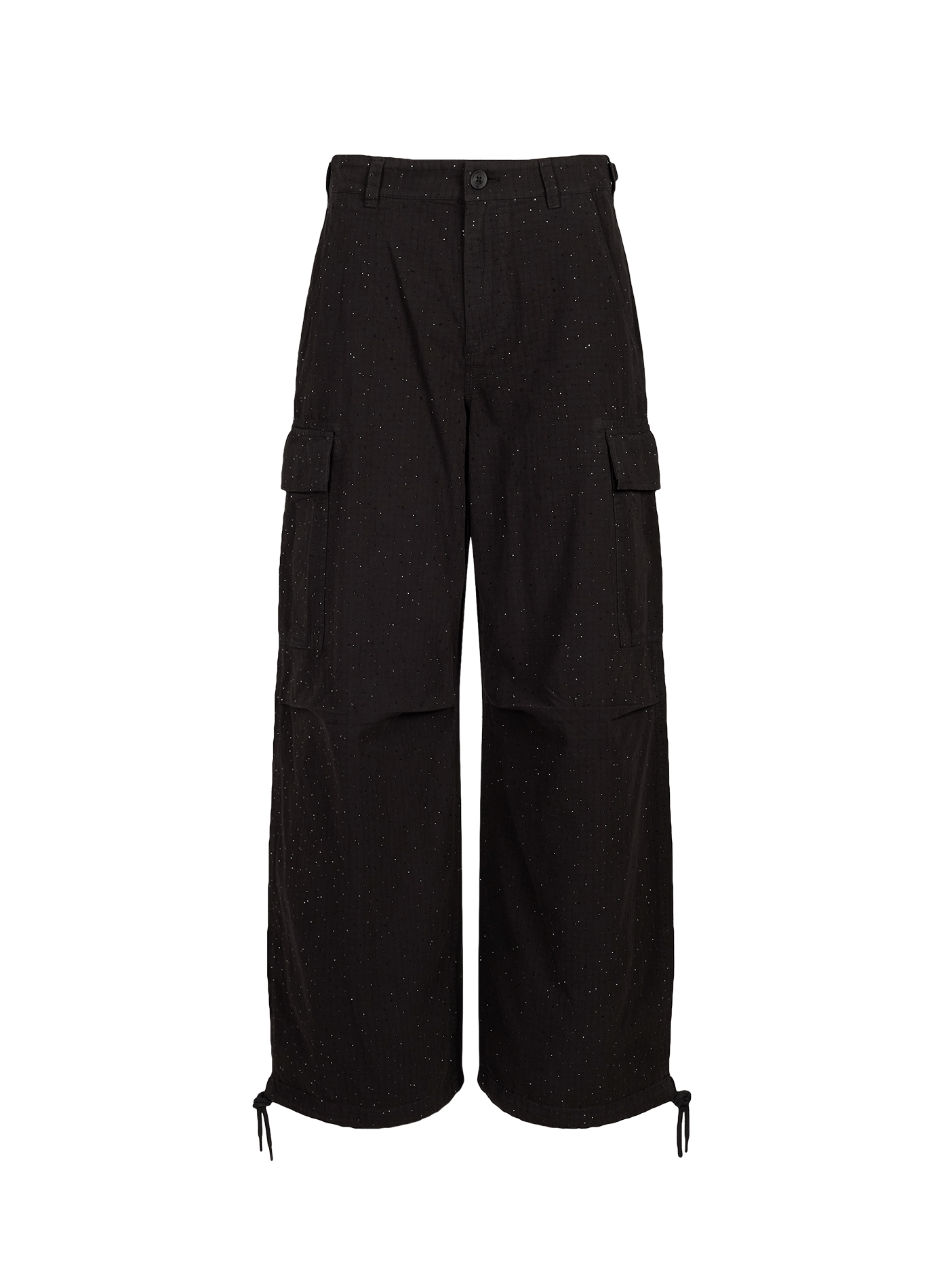 Weite Hose aus Baumwollmischung ALEXANDER WANG Schwarz