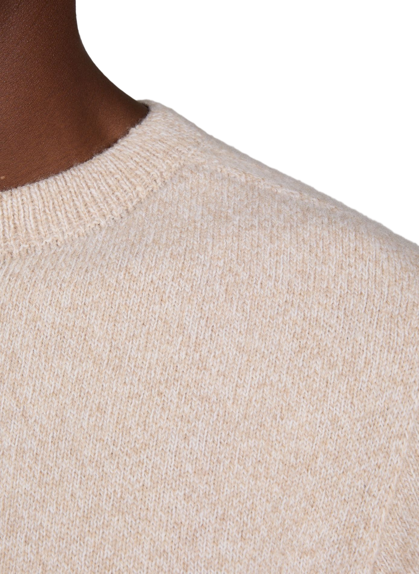 Pullover aus Merino- und Kaschmirwolle CÉZEMBRE Beige