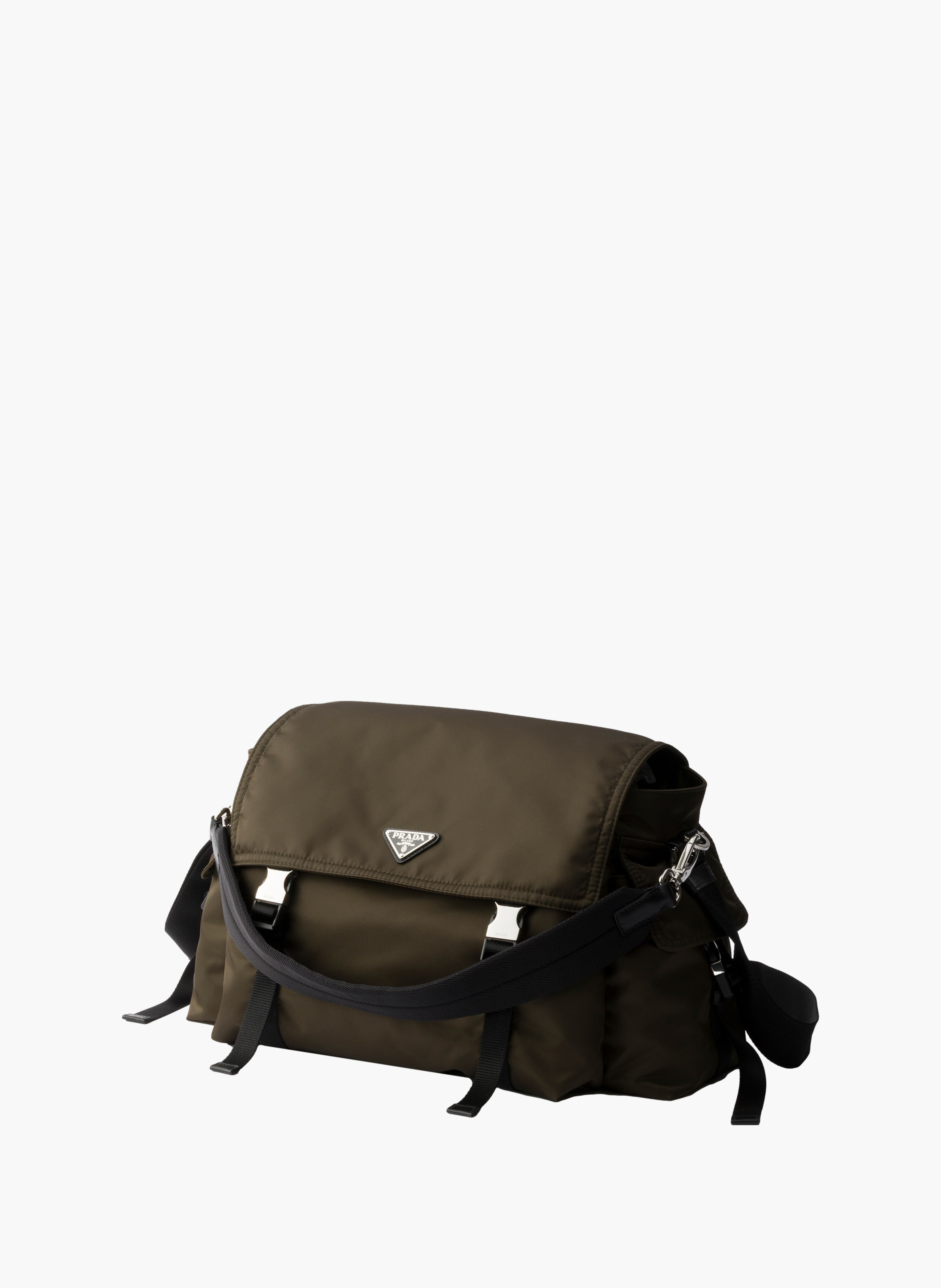 Sac prada explore en re-nylon et cuir PRADA Vert