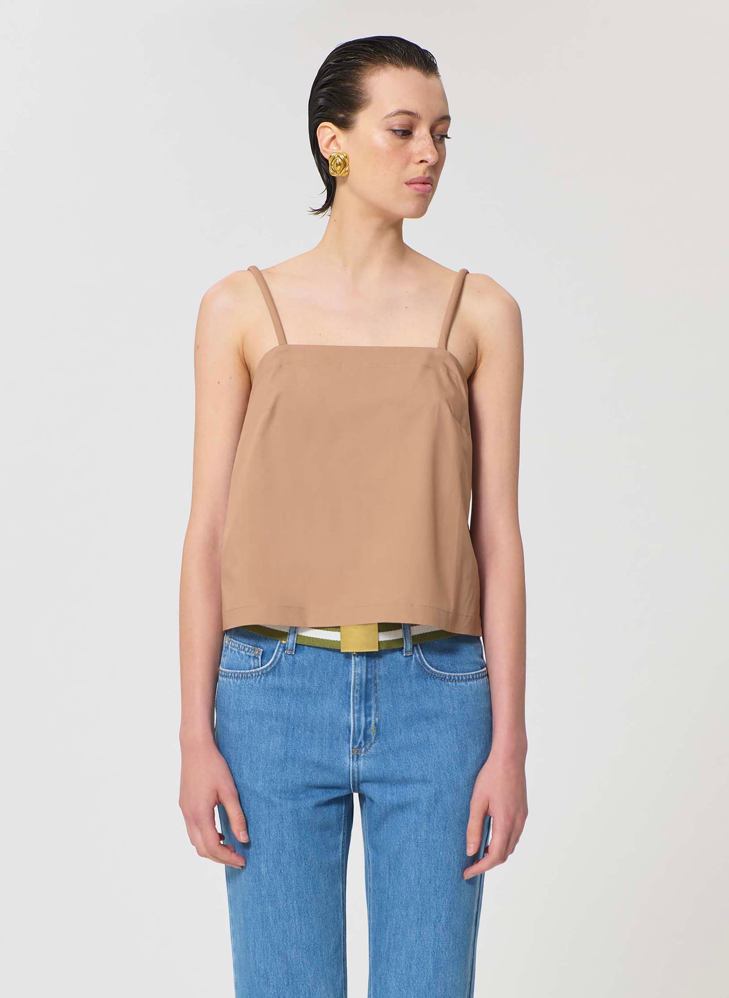 Top tazzio  Marron