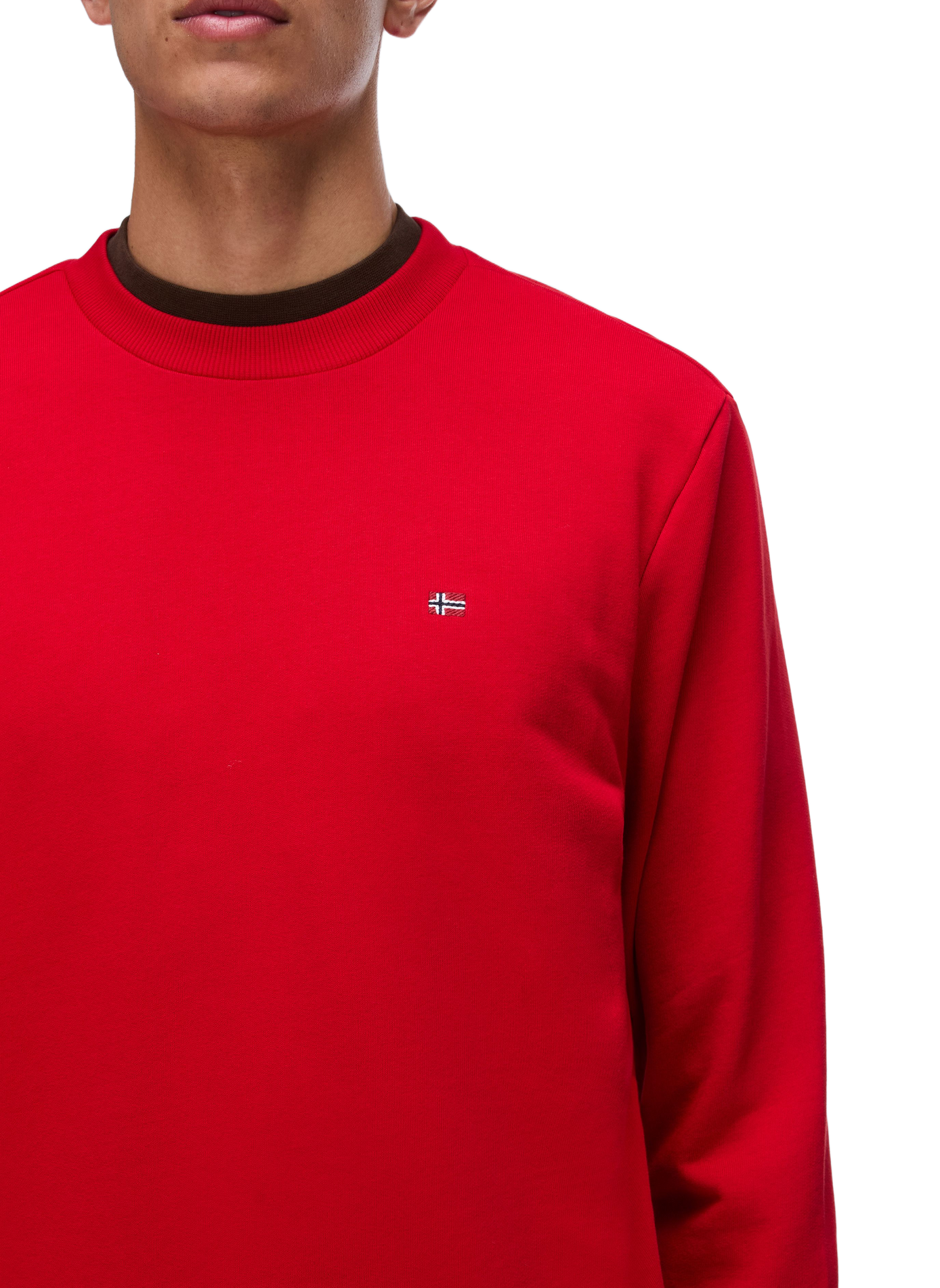 Cotton sweatshirt NAPAPIJRI Red