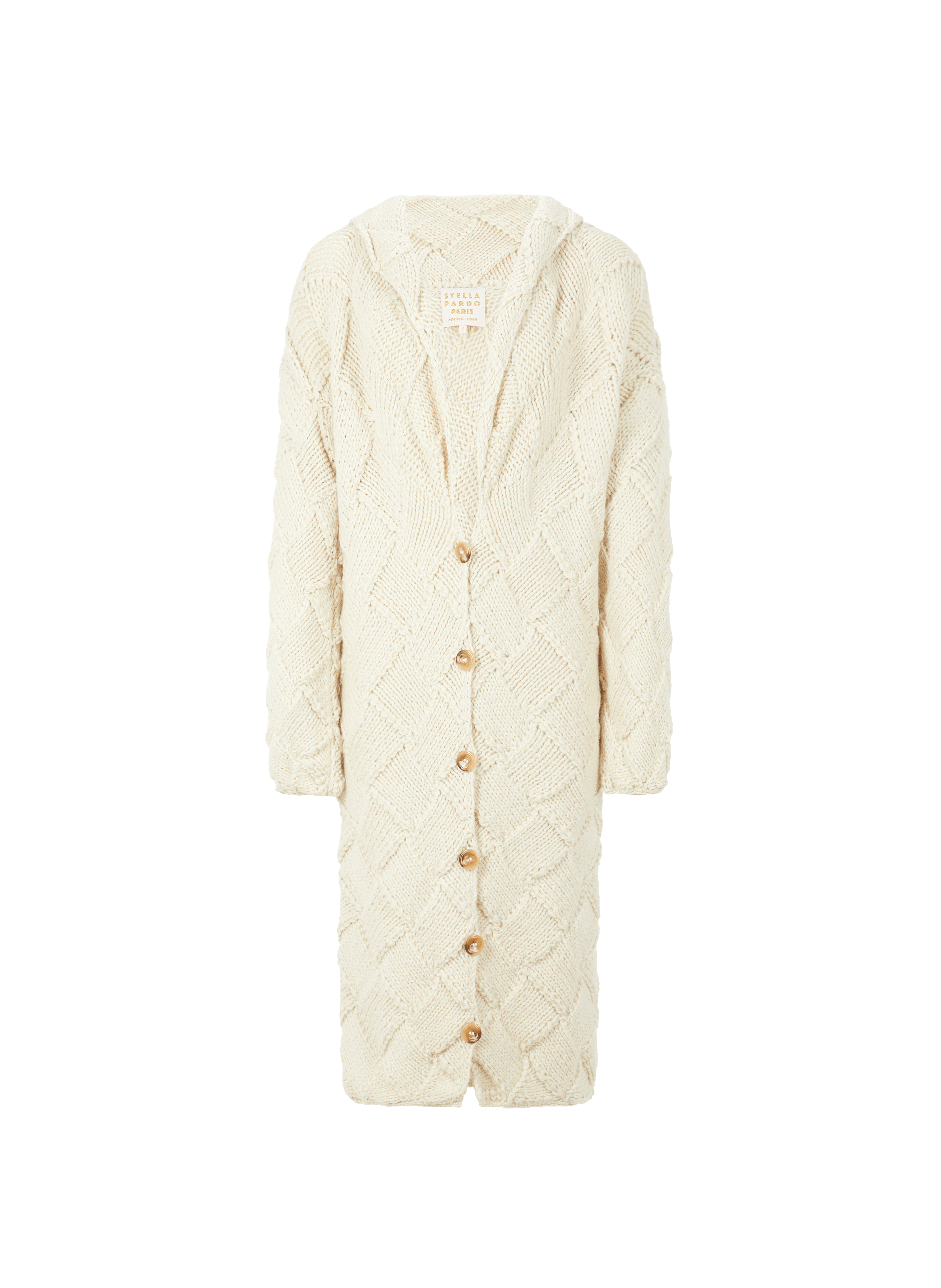 Manteau long en laine