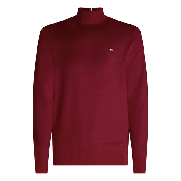 Pull col roulé en coton et cachemire