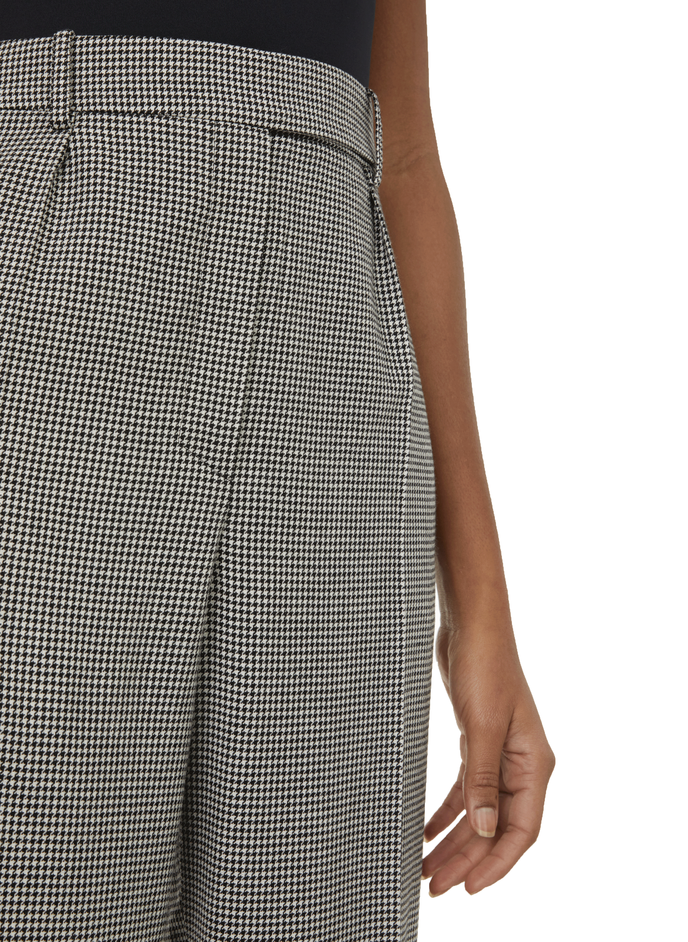 Wide-leg checked trousers  ALEXANDRE VAUTHIER Grey