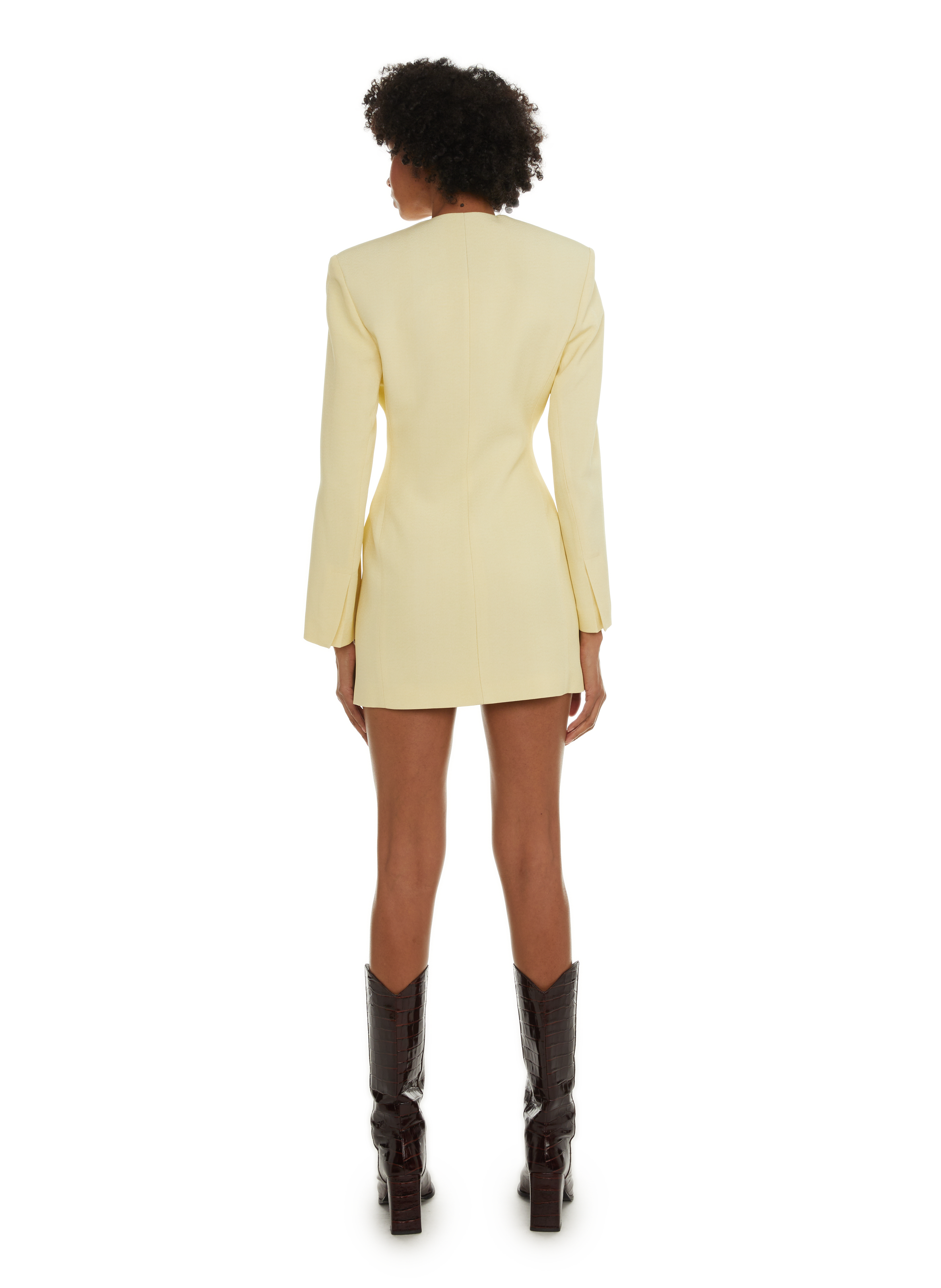 La robe Cubo  JACQUEMUS Jaune