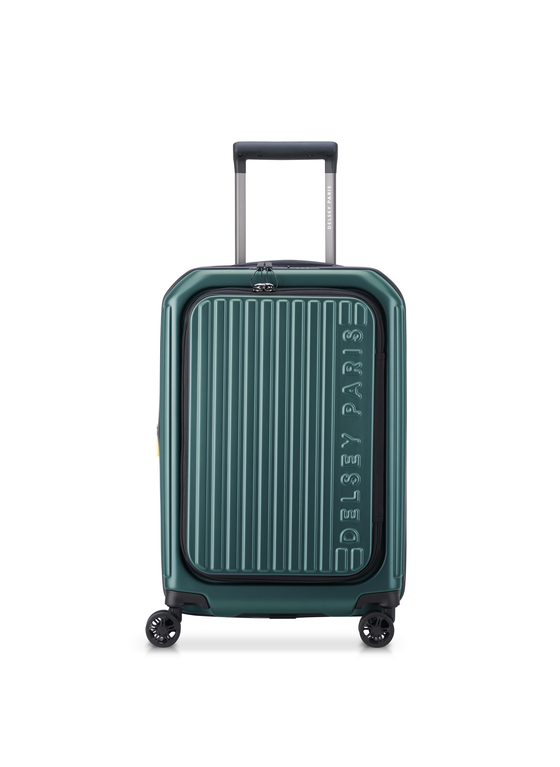 Valise cabine rigide taille s - securitime zip DELSEY PARIS Vert