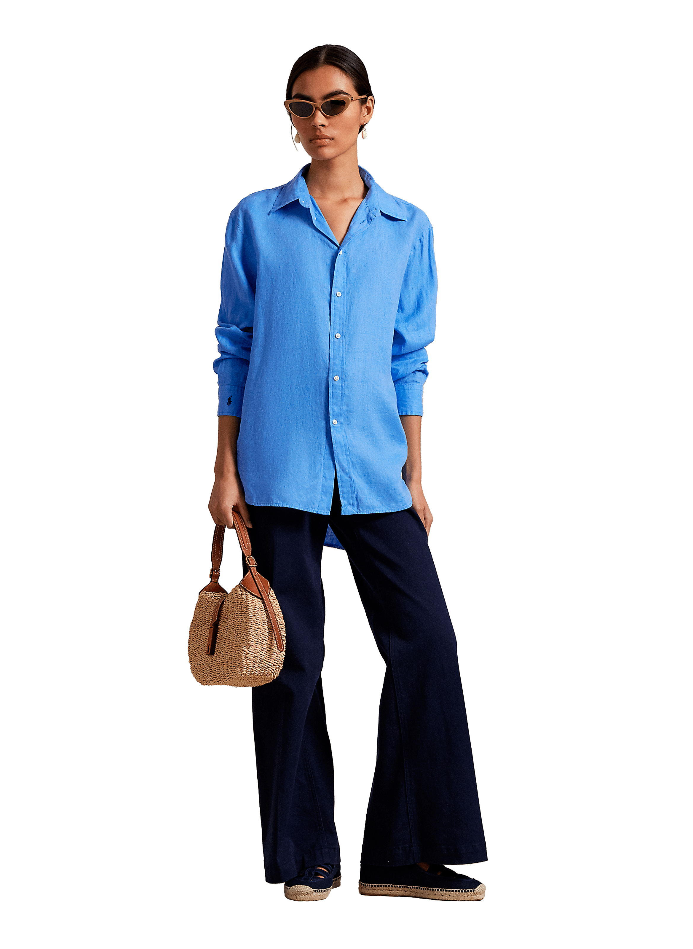 Linen shirt POLO RALPH LAUREN Blue