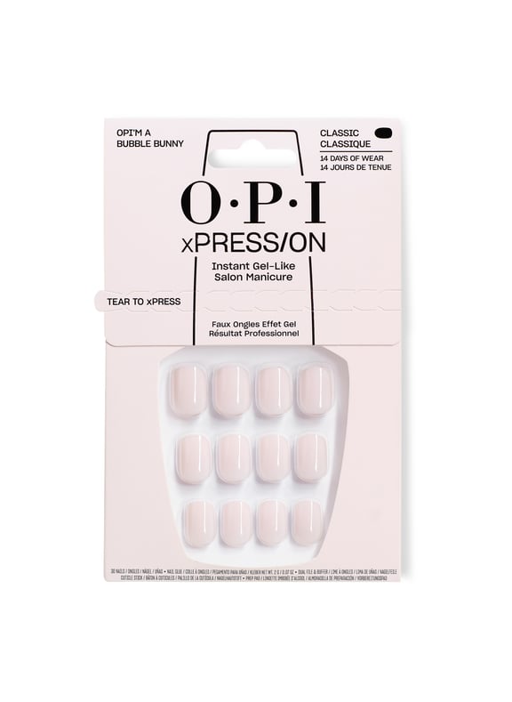 OPI'm a Bubble Bunny - Reusable Fake Nails Beige by OPI OPI OPI'm a Bubble Bunny - Reusable Fake Nails Beige