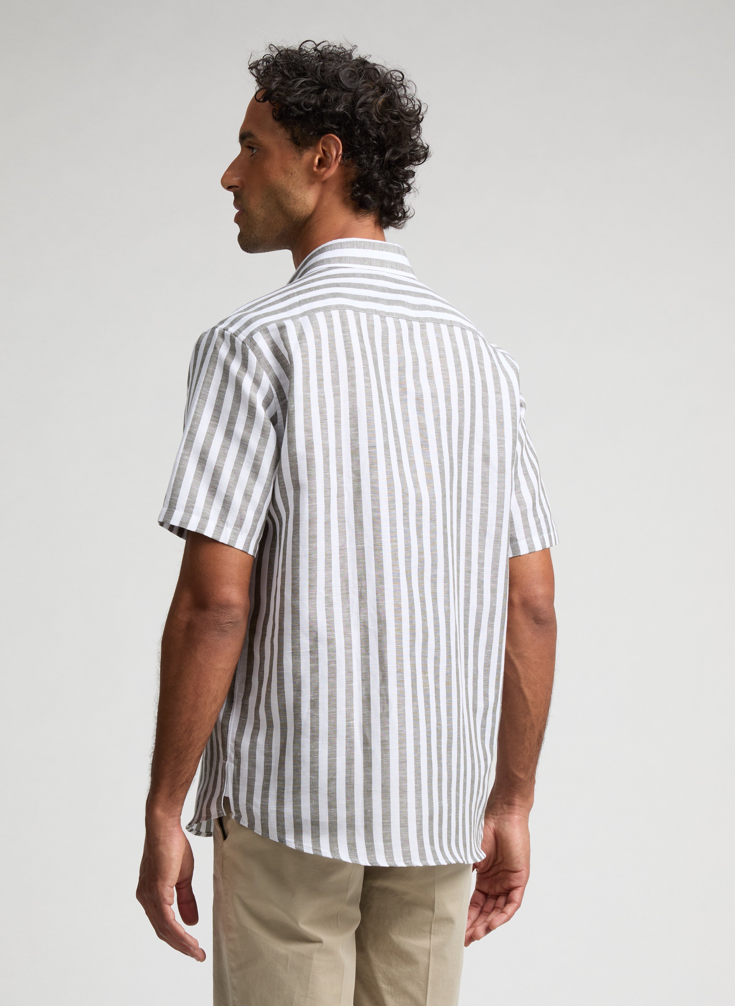 Plain shirt AU PRINTEMPS PARIS Khaki