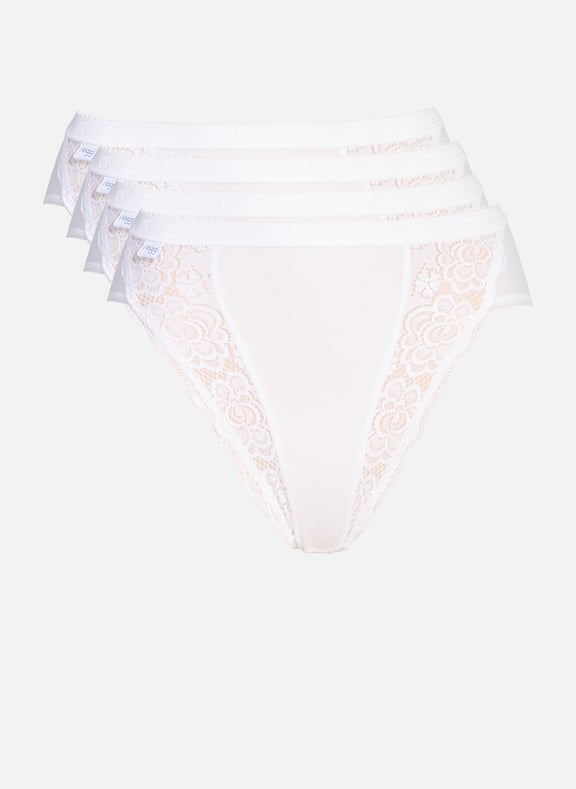 Lot de 4 culottes Blanc by SLOGGI SLOGGI Lot de 4 culottes Blanc