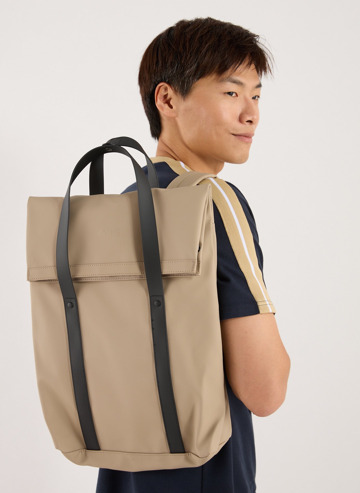 Sac à dos 2 Way Tote Backpack W3 RAINS Beige