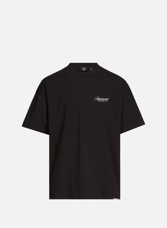 Loose cotton T-shirt Black by REPRESENT REPRESENT Loose cotton T-shirt Black