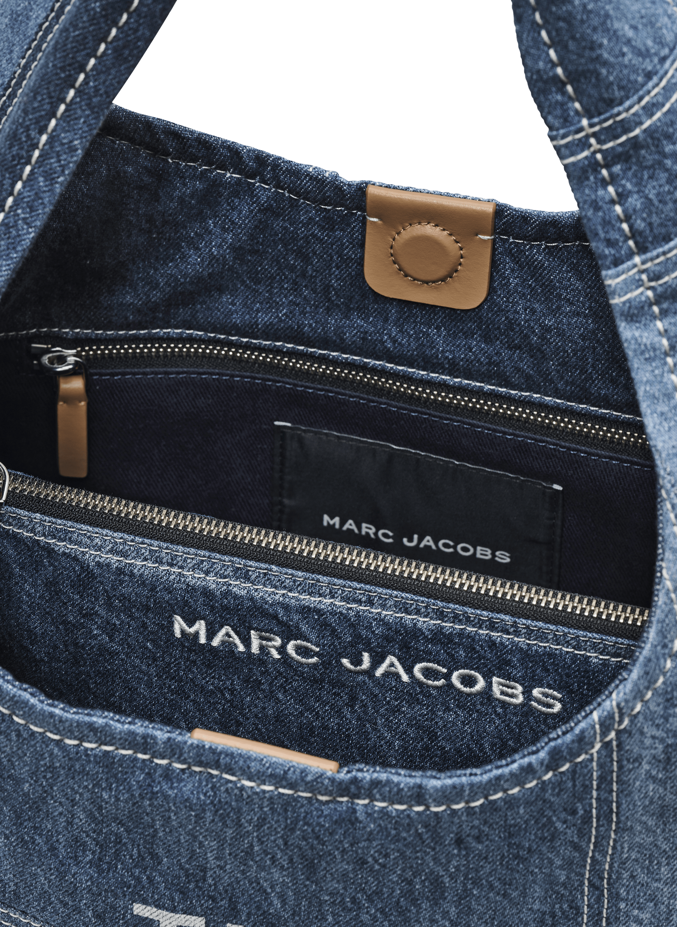 Sac patchwork en coton MARC JACOBS Bleu