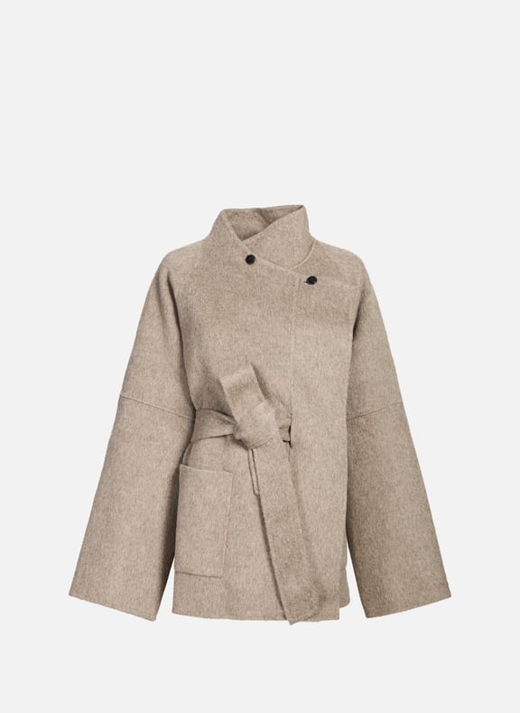 Oversized wool coat Beige by VIKTORIA CHAN VIKTORIA CHAN Oversized wool coat Beige