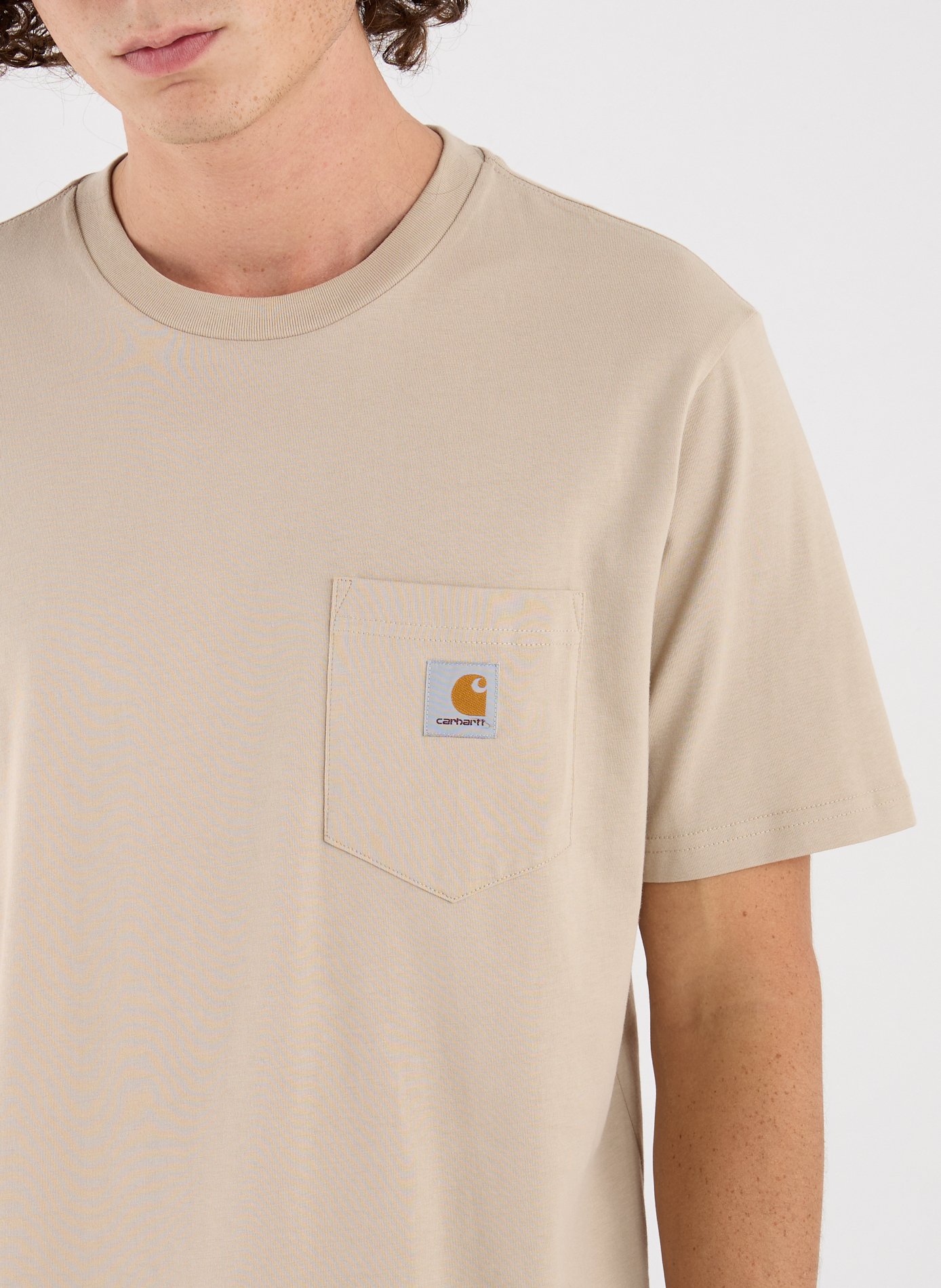 Classic Cotton T-Shirt CARHARTT WIP Beige