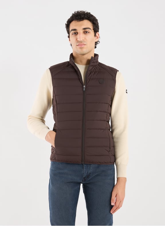 Doudoune sans manches Marron by JOTT JOTT Doudoune sans manches Marron