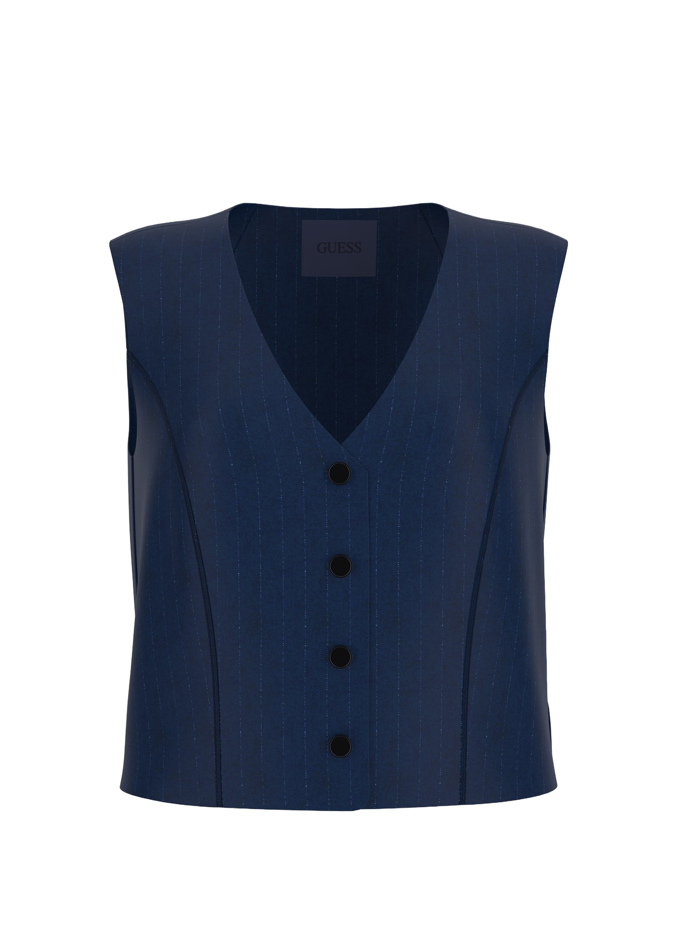 GUESS Gilet sans manches Zanita Bleu
