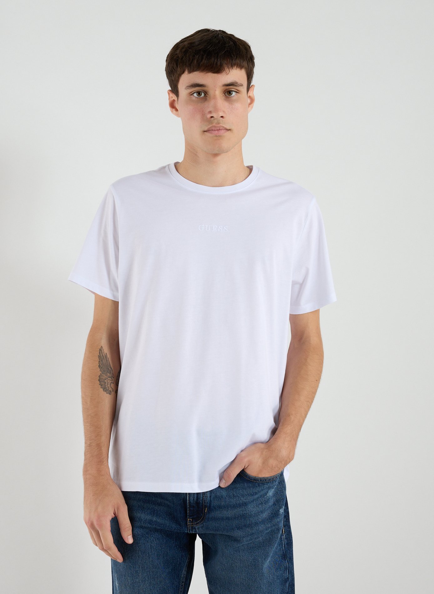 GUESS Classic Cotton T-Shirt White