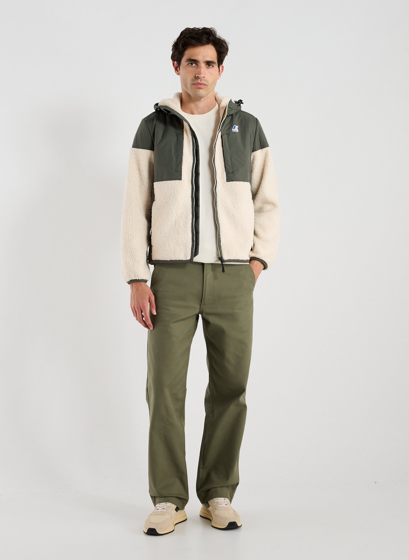 Orsetto fleece jacket K-WAY Khaki