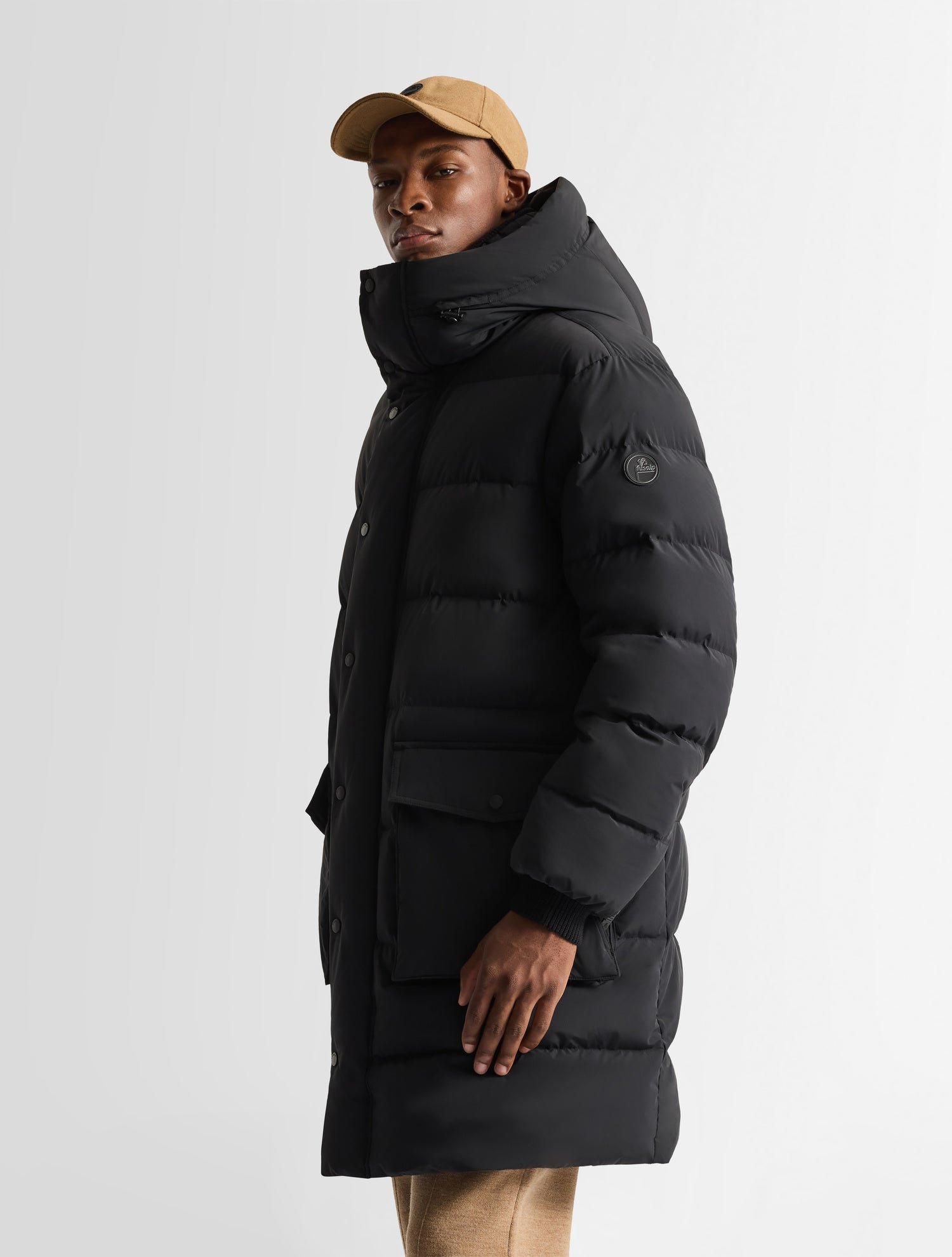 Doudoune atildo col montant coupe ample FUSALP Noir