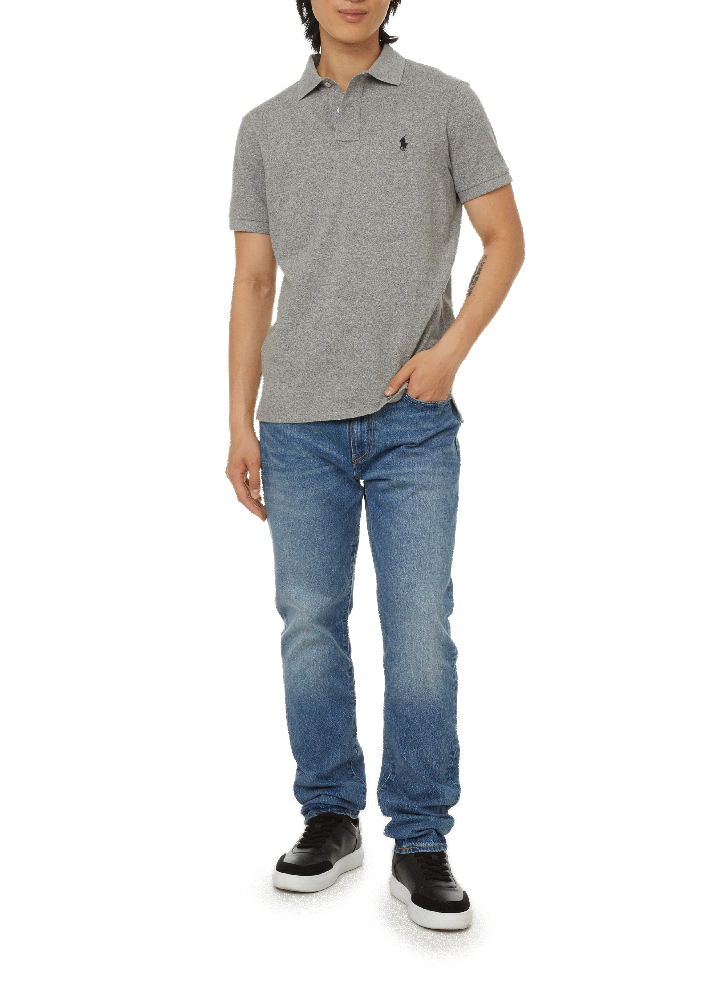 Cotton polo shirt POLO RALPH LAUREN Grey