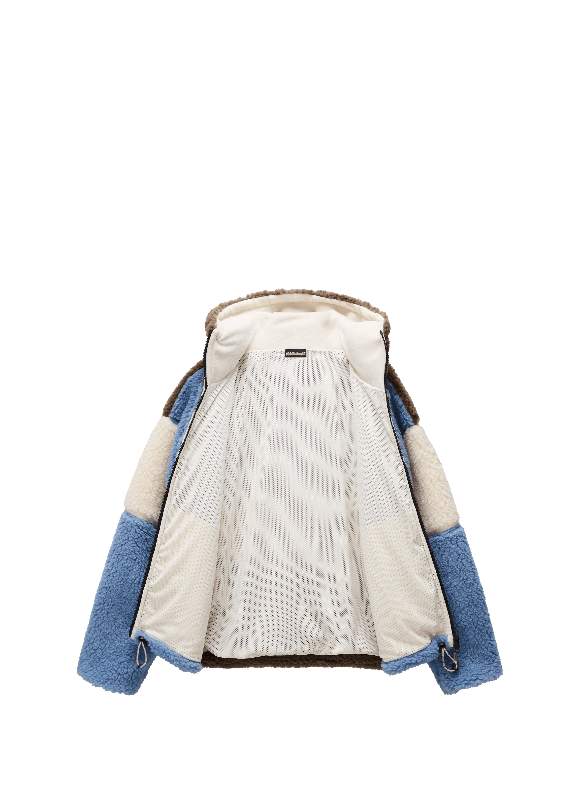 Straight hooded fleece jacket NAPAPIJRI Multicolour