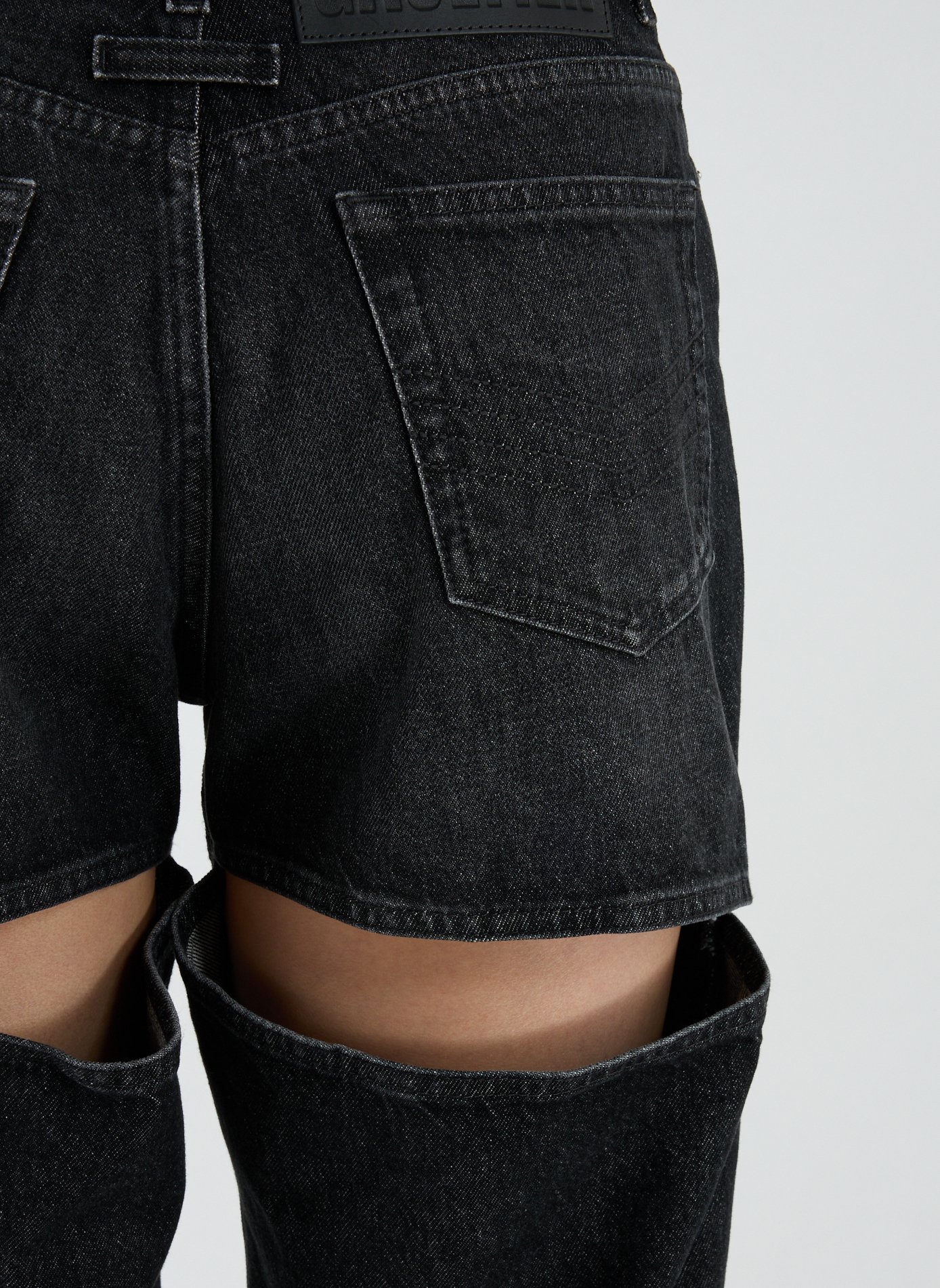 Jean large en coton JEAN PAUL GAULTIER Noir