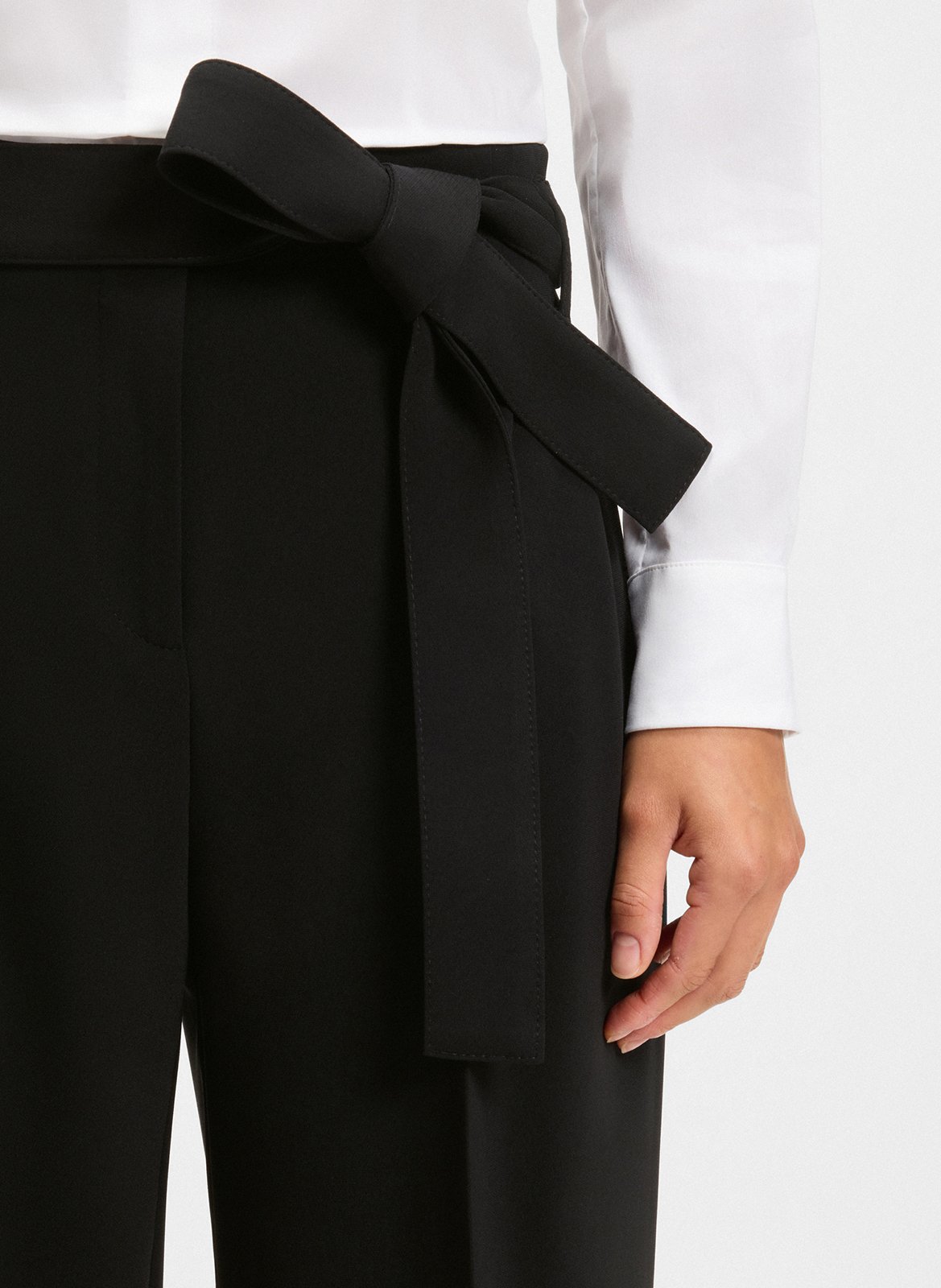 Pantalon à pinces BOSS Noir