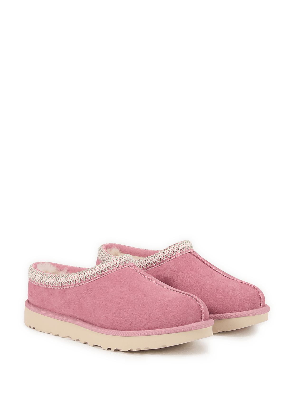 Chaussons en cuir mélangé UGG Rose