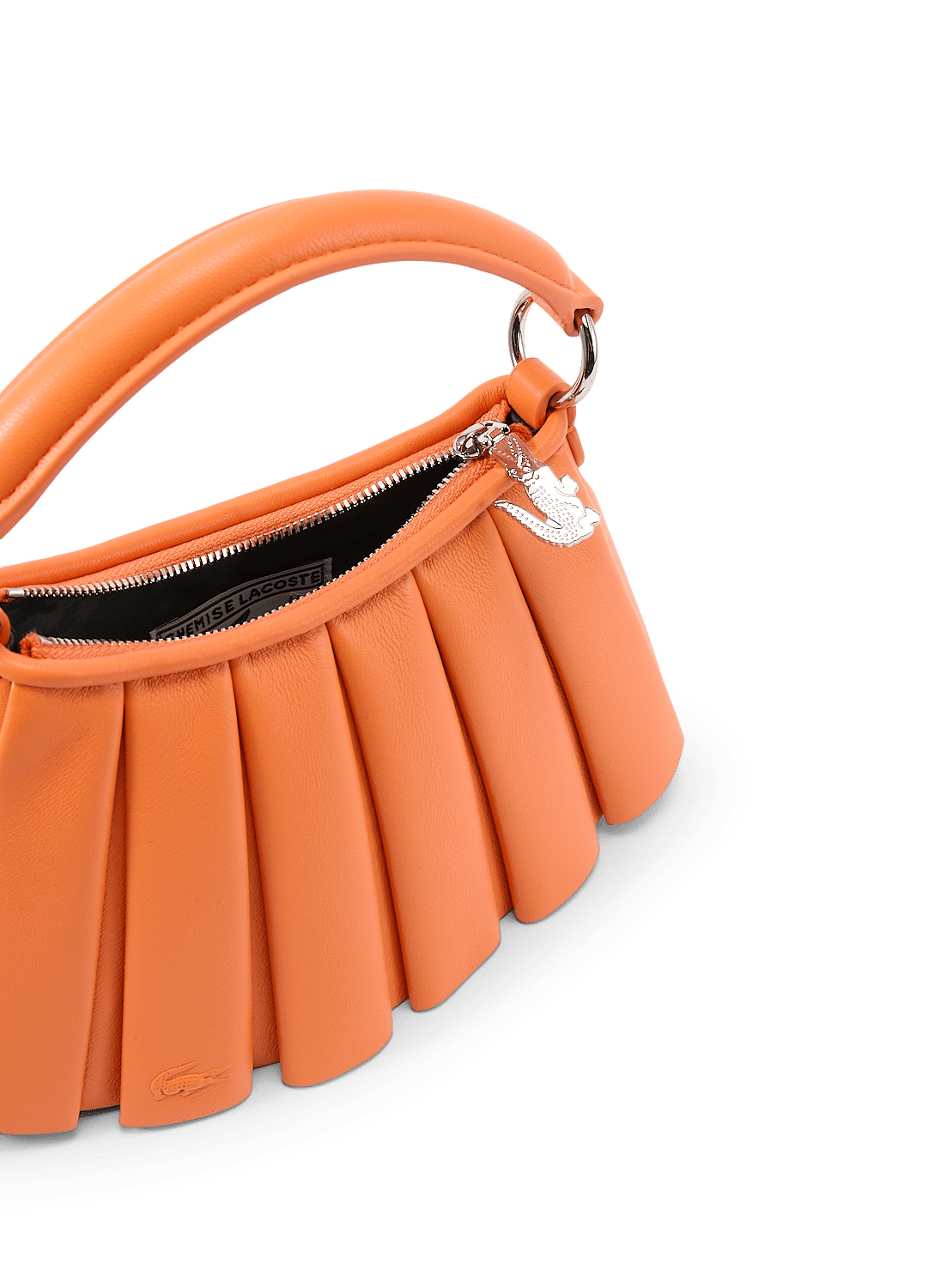 Mini Lenglen leather bag LACOSTE Orange