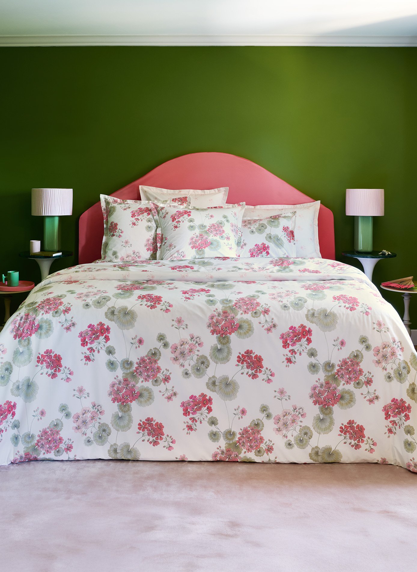 Drap plat flanerie ANNE DE SOLENE Blanc