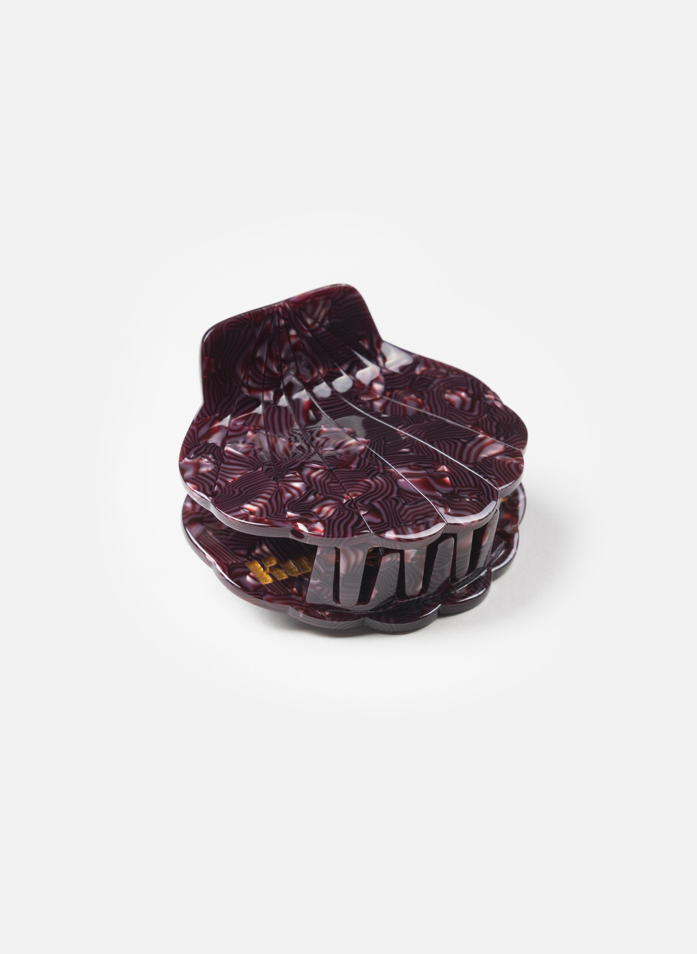 Pince à cheveux mermaid en acétate de cellulose KURAGE GINZA Violet